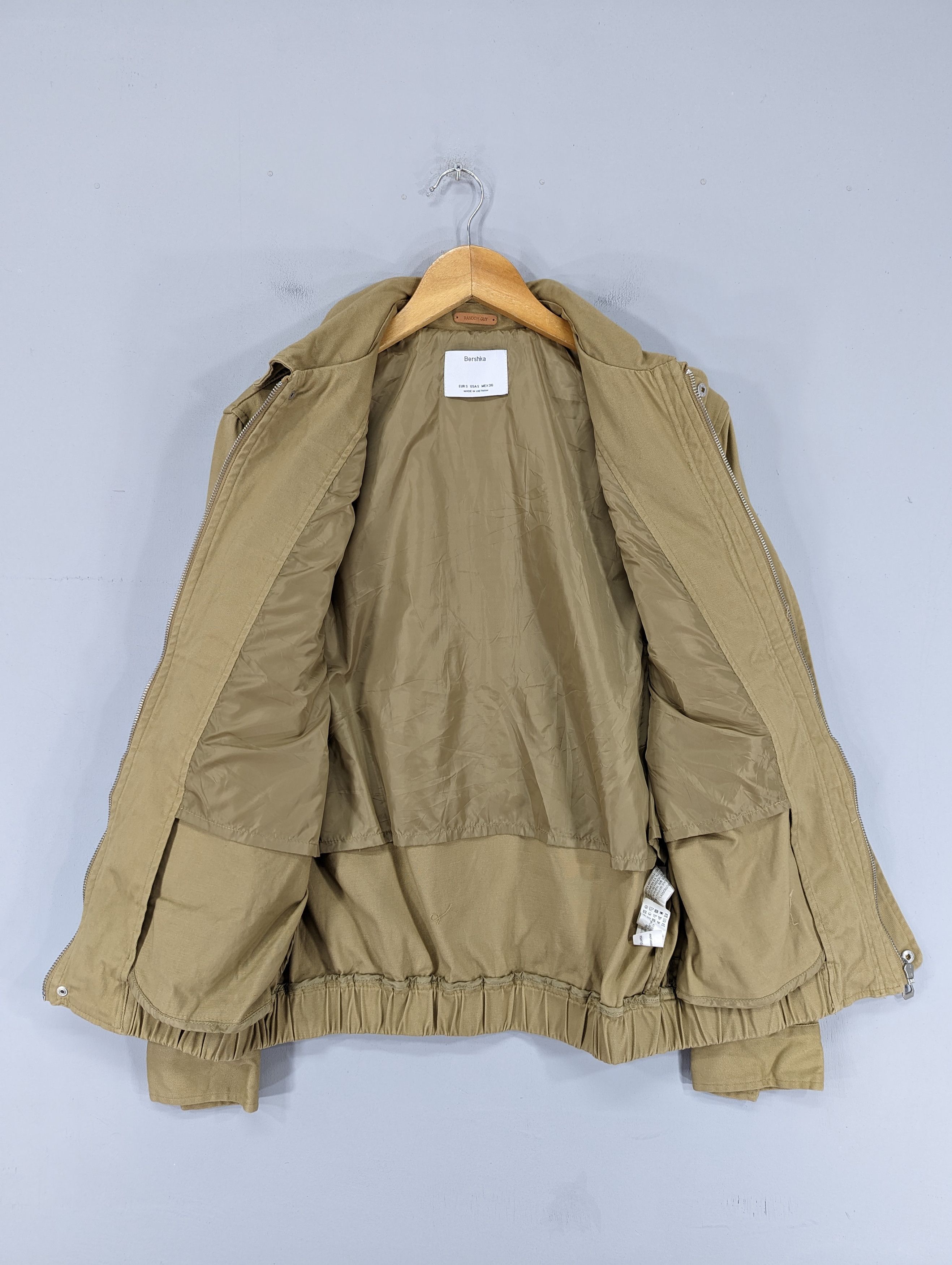 Bershka × Designer 💥RARE💥Bershka Double Pocket Military Style Jacket Size S / US 4 / IT 40 - 7 Thumbnail