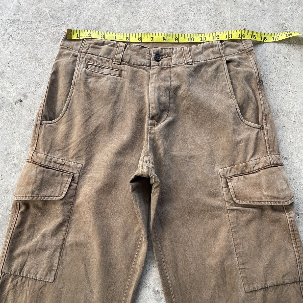 Japanese Brand 7 Pocket🔥 Japanese Vintage Faded Tactical Cargo Pants W29x30 Size US 29 - 7 Thumbnail