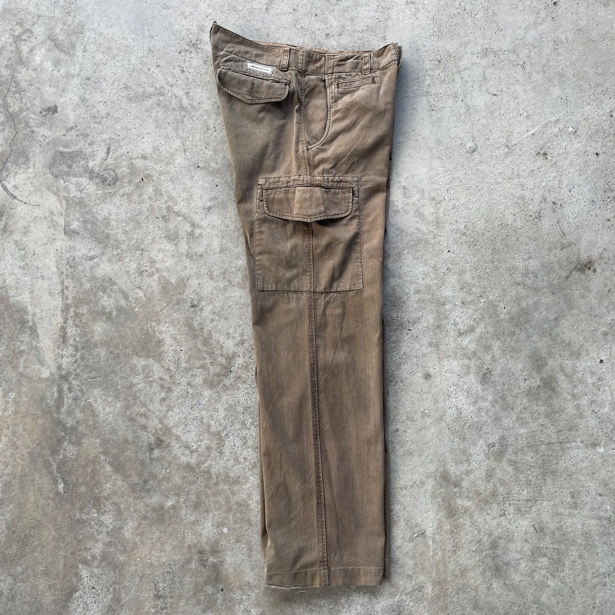 Japanese Brand 7 Pocket🔥 Japanese Vintage Faded Tactical Cargo Pants W29x30 Size US 29 - 3 Thumbnail
