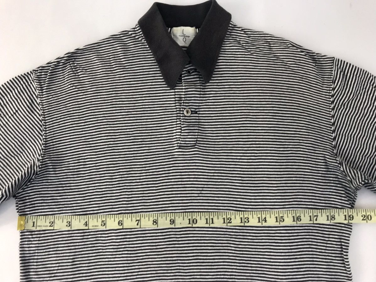 Designer Y’s For Men Yohji Yamamoto Striped Longsleeve Polo Tee Size US S / EU 44-46 / 1 - 7 Thumbnail