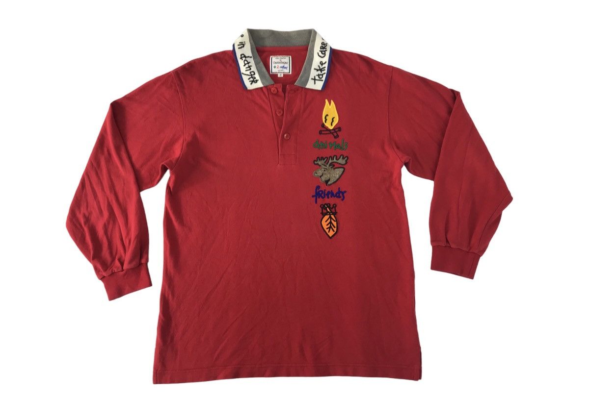 Jean Charles De Castelbajac Jean Charles De Castelbajac Nature Sport Embroidery LogoPolo Size US S / EU 44-46 / 1 - 1 Thumbnail