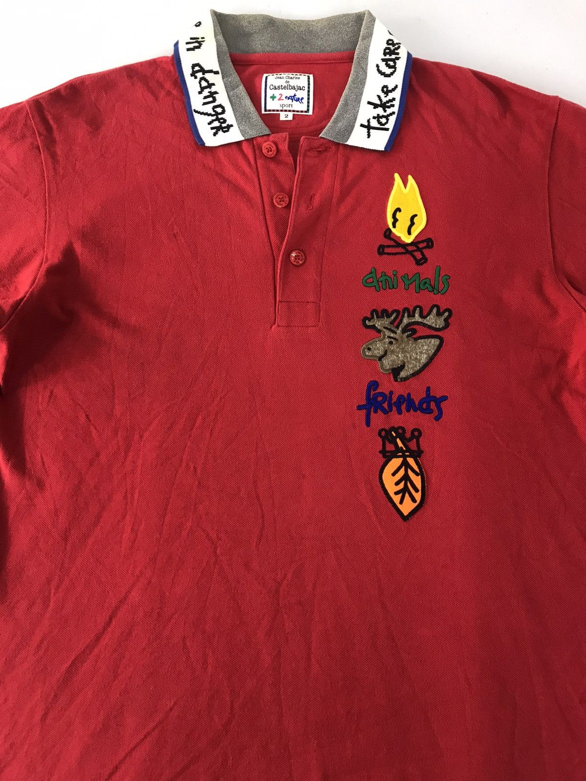 Jean Charles De Castelbajac Jean Charles De Castelbajac Nature Sport Embroidery LogoPolo Size US S / EU 44-46 / 1 - 3 Thumbnail