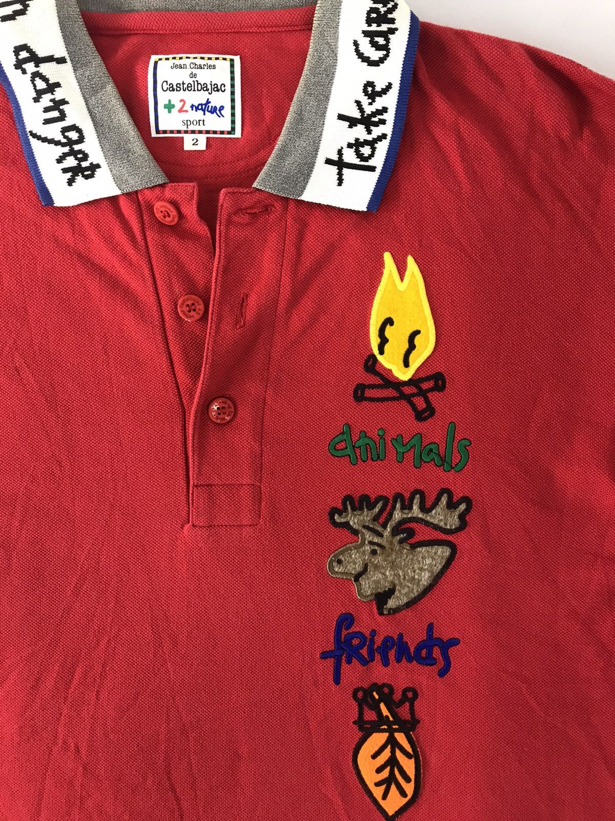 Jean Charles De Castelbajac Jean Charles De Castelbajac Nature Sport Embroidery LogoPolo Size US S / EU 44-46 / 1 - 4 Thumbnail