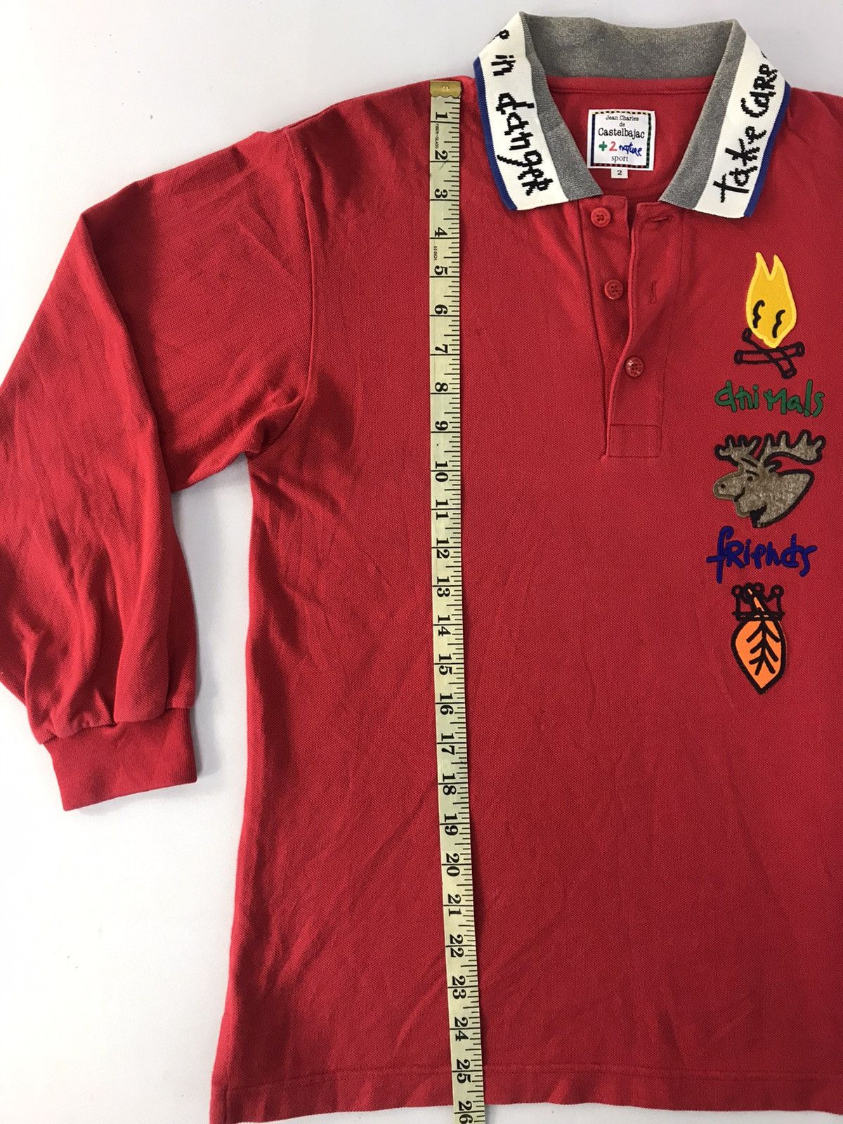 Jean Charles De Castelbajac Jean Charles De Castelbajac Nature Sport Embroidery LogoPolo Size US S / EU 44-46 / 1 - 8 Thumbnail