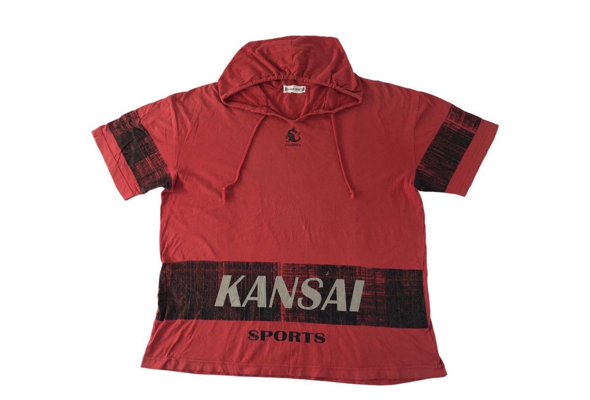Japanese Brand Kansai Sport Hoodies Streetwear Brand Box Logo Tee Big Logo Size US L / EU 52-54 / 3 - 1 Thumbnail