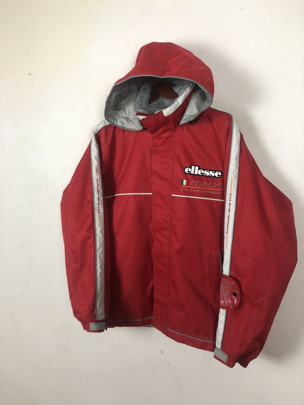 Ellesse × Vintage Ellesse Vintage Red Ski Light Jacket Size US L / EU 52-54 / 3 - 3 Thumbnail