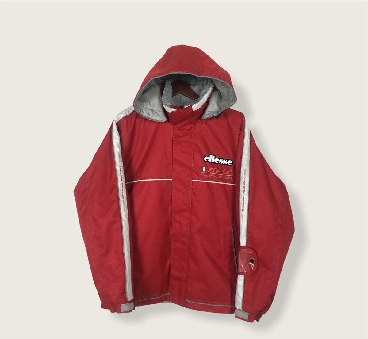 Ellesse Vintage Red Ski Light Jacket