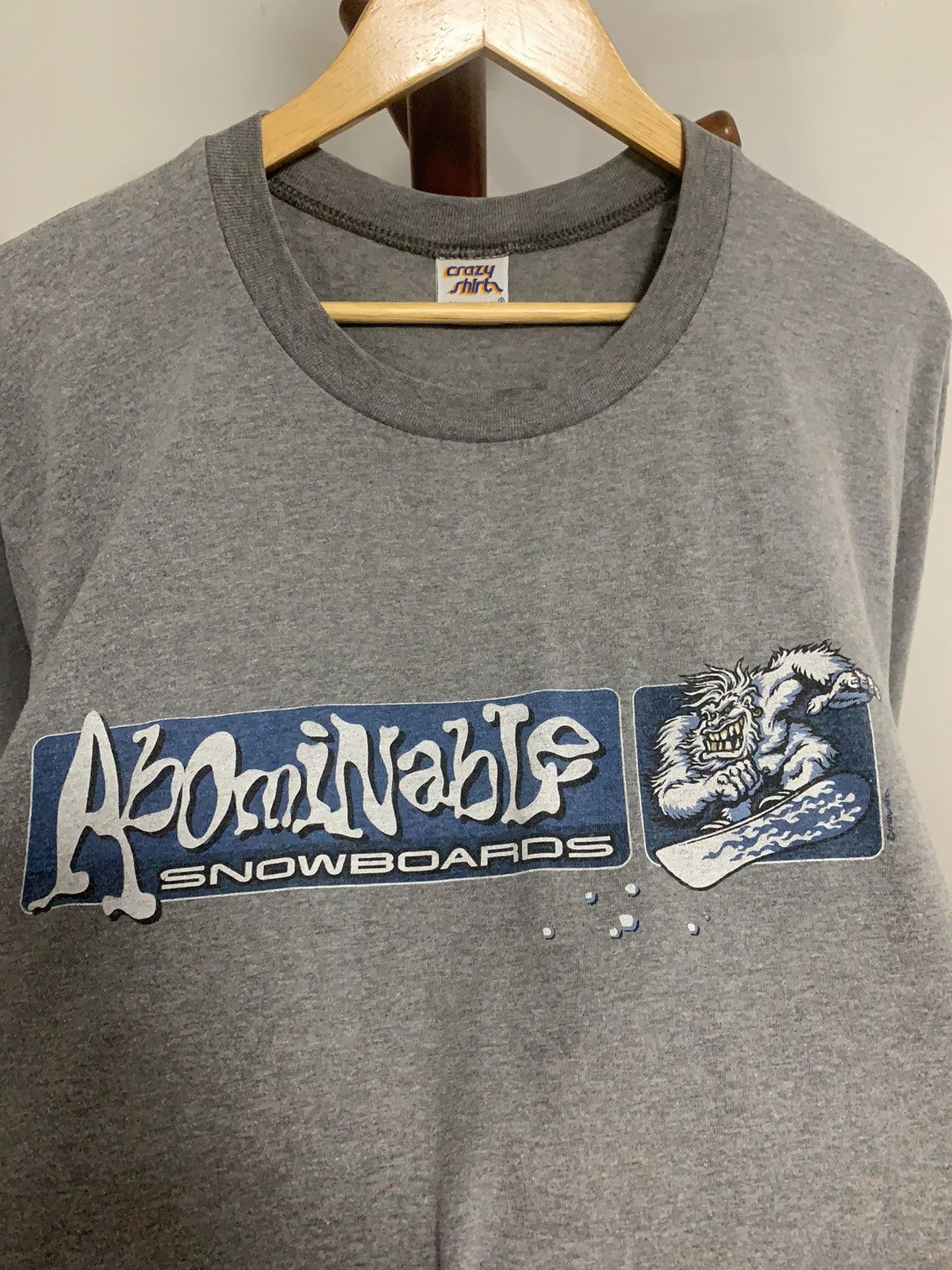 Vintage RARE Vintage Crazy Shirts Abominable Snowboards Size US L / EU 52-54 / 3 - 3 Thumbnail