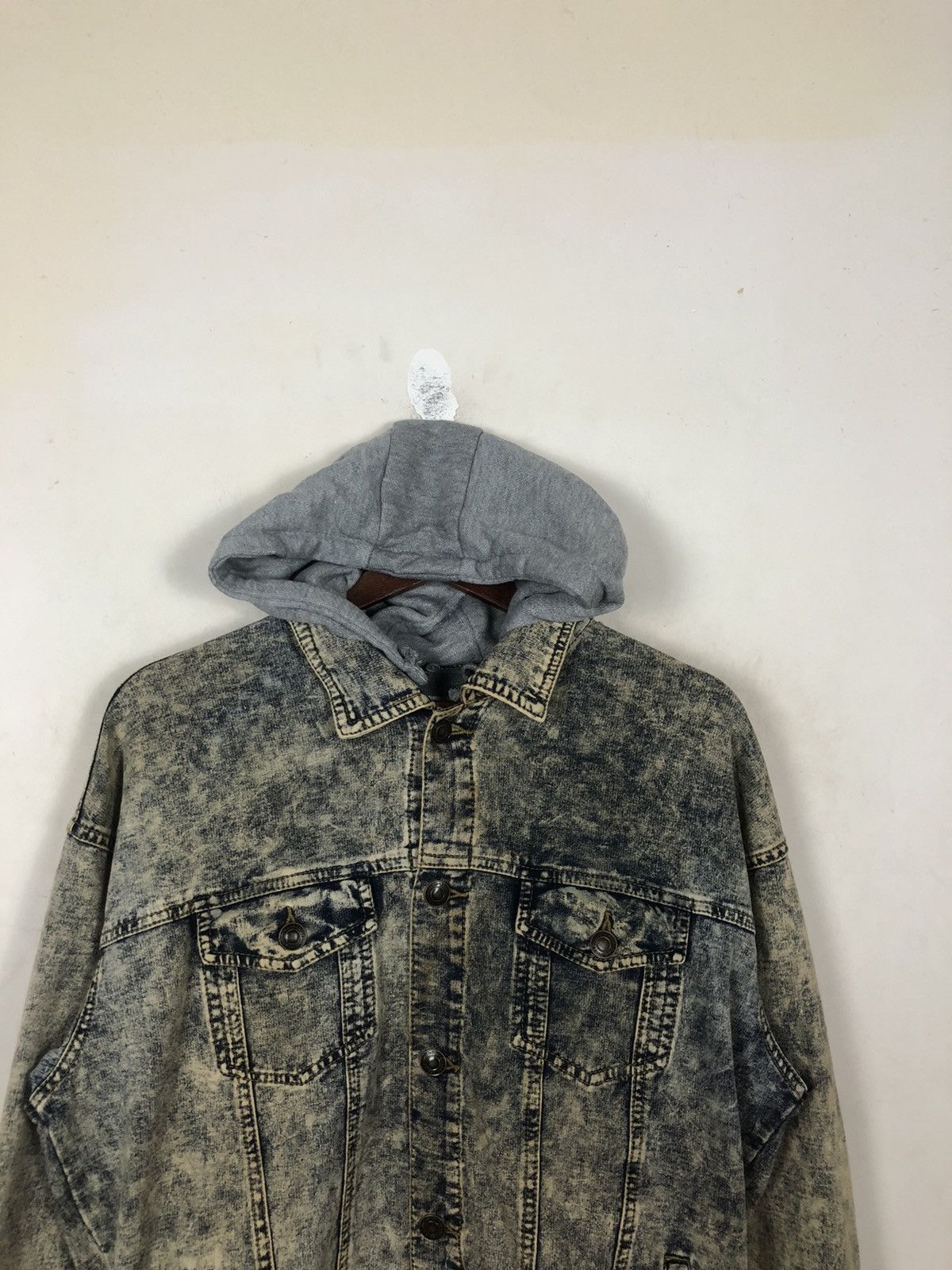 Japanese Brand Acid Wash Styles Browny Jacket Hooded Size US M / EU 48-50 / 2 - 4 Thumbnail