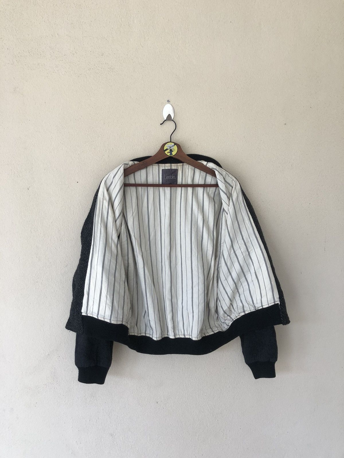 Japanese Brand × Vintage Vintage Lincoln Bomber Style Black Jacket Size US M / EU 48-50 / 2 - 7 Thumbnail