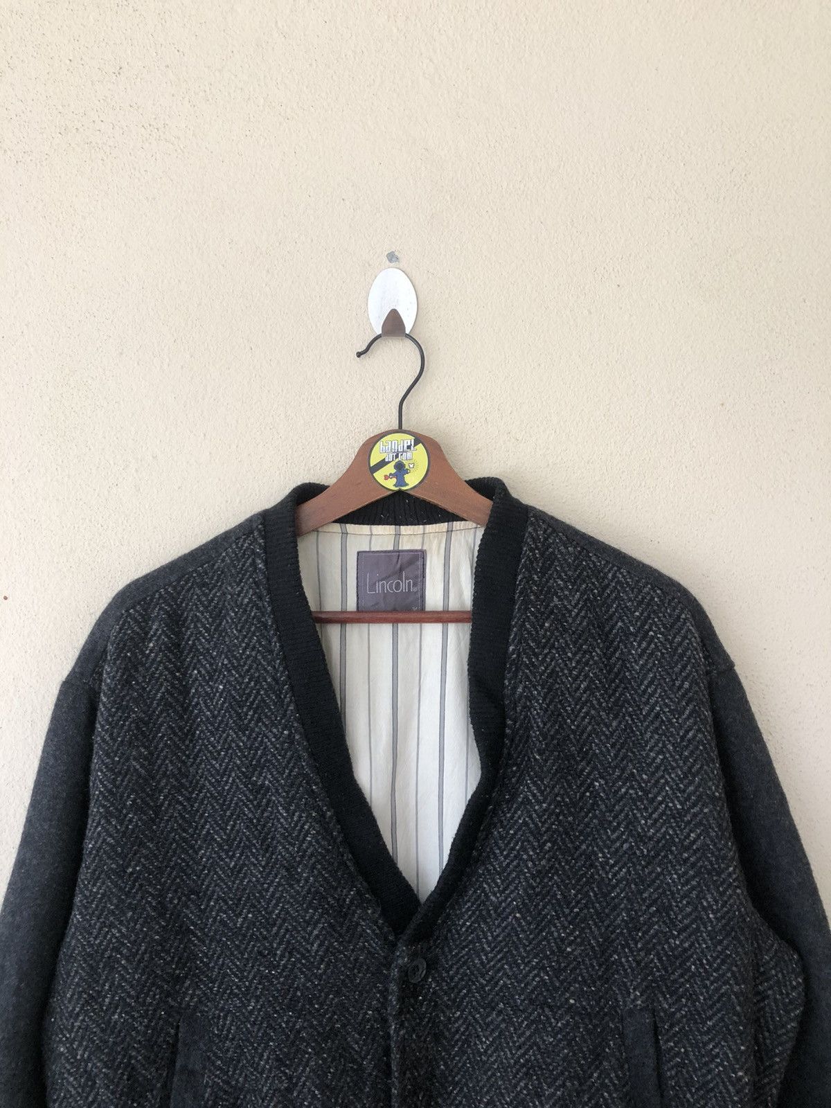 Japanese Brand × Vintage Vintage Lincoln Bomber Style Black Jacket Size US M / EU 48-50 / 2 - 3 Thumbnail