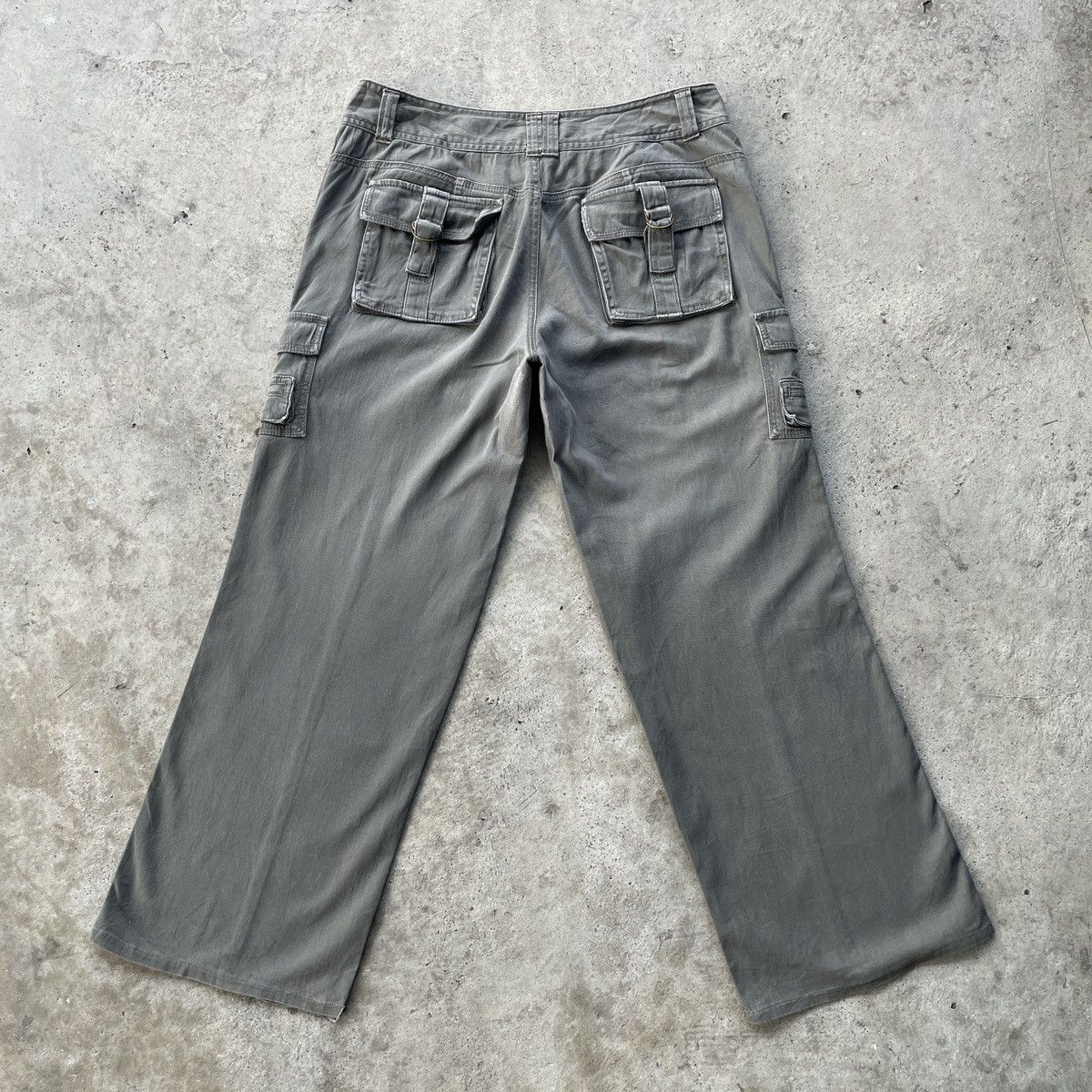 Japanese Brand 9 Pocket🔥 Japanese Vintage Baggy Faded Cargo Pants Tactical Size US 32 / EU 48 - 11 Thumbnail