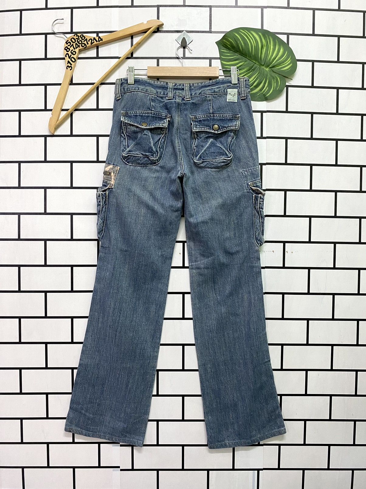Designer × Japanese Brand Cargo ET/ETBOITE Multipocket Denim Pants Size US 30 / EU 46 - 2 Thumbnail