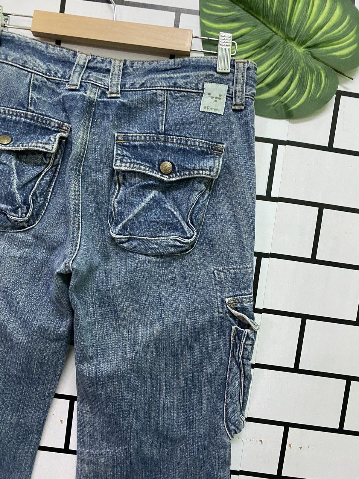 Designer × Japanese Brand Cargo ET/ETBOITE Multipocket Denim Pants Size US 30 / EU 46 - 11 Thumbnail