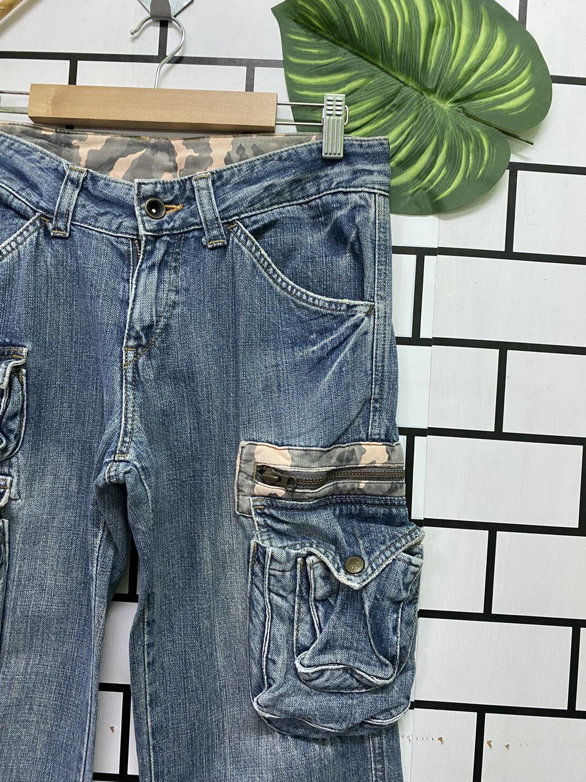 Designer × Japanese Brand Cargo ET/ETBOITE Multipocket Denim Pants Size US 30 / EU 46 - 5 Thumbnail