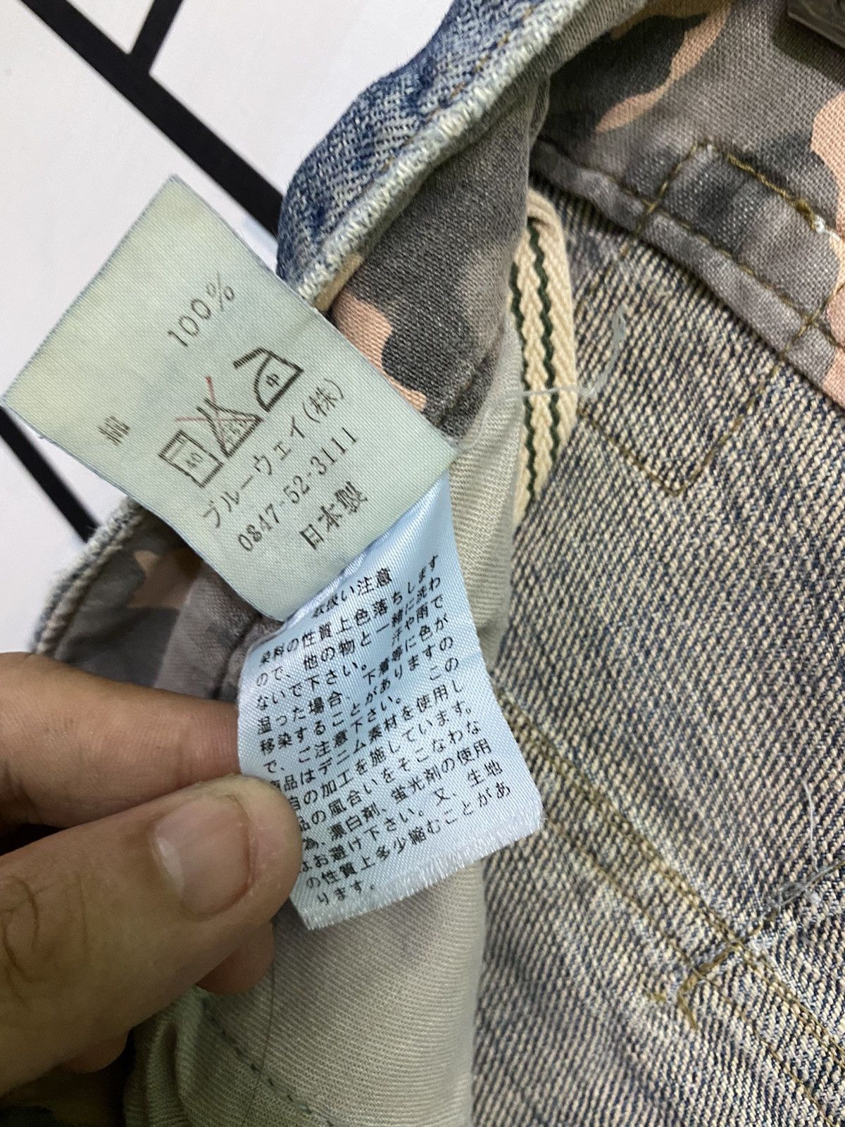 Designer × Japanese Brand Cargo ET/ETBOITE Multipocket Denim Pants Size US 30 / EU 46 - 20 Thumbnail