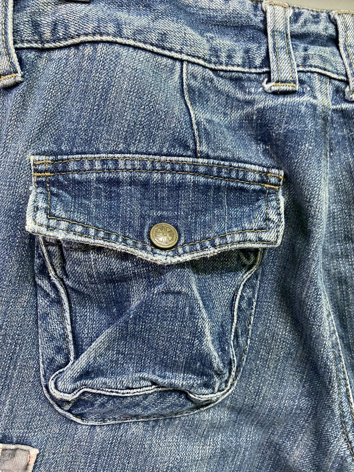 Designer × Japanese Brand Cargo ET/ETBOITE Multipocket Denim Pants Size US 30 / EU 46 - 13 Thumbnail