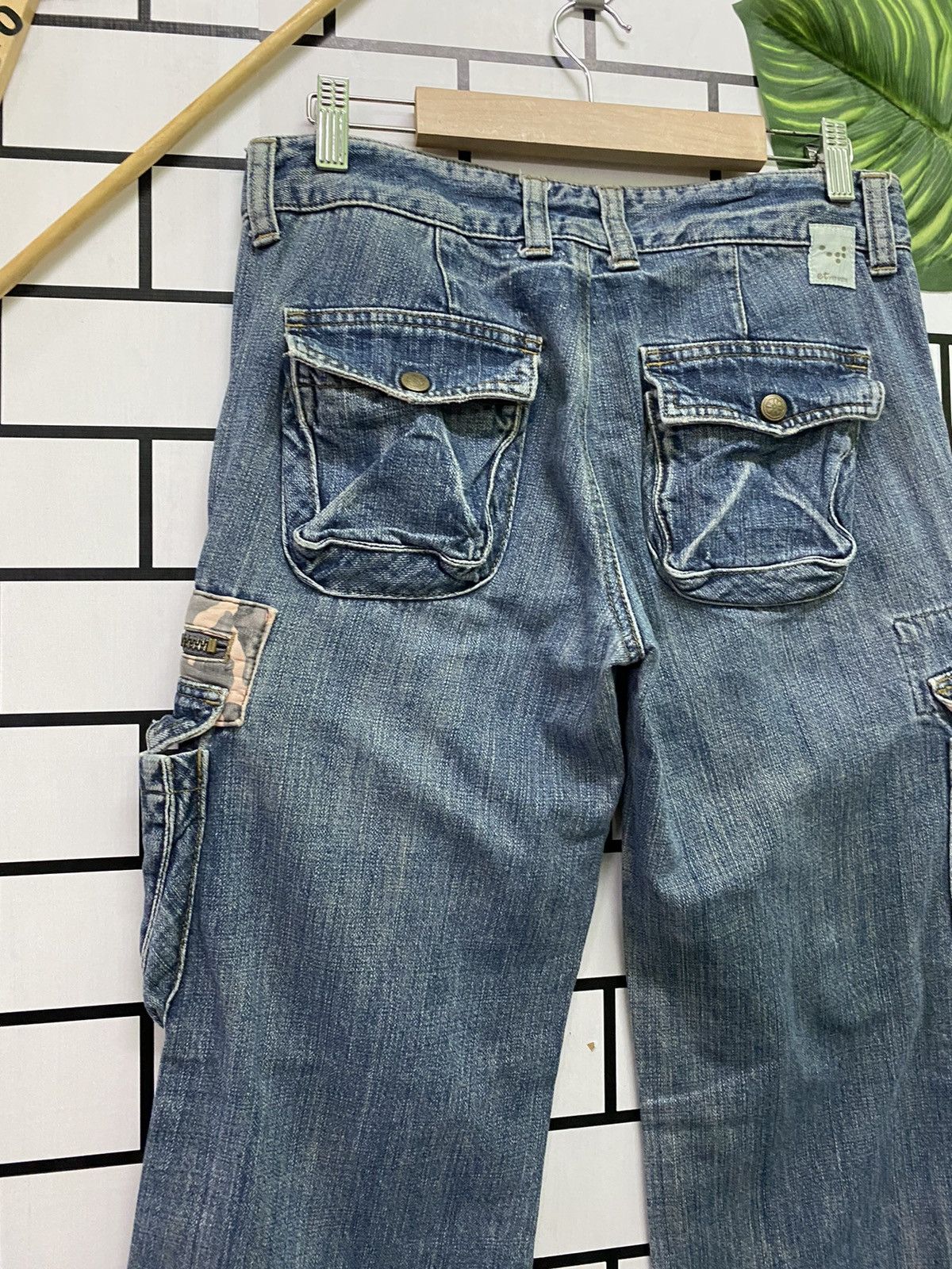 Designer × Japanese Brand Cargo ET/ETBOITE Multipocket Denim Pants Size US 30 / EU 46 - 10 Thumbnail