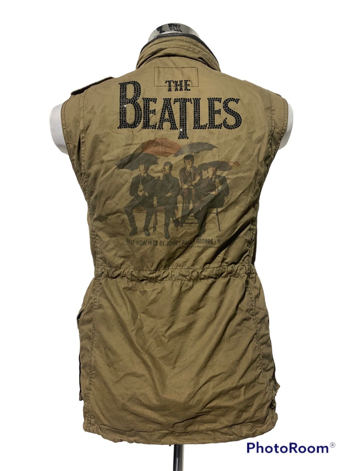 Band Tees × Vintage THE BEATLES MILITARY JECKET HOODED Size US XS / EU 42 / 0 - 3 Thumbnail