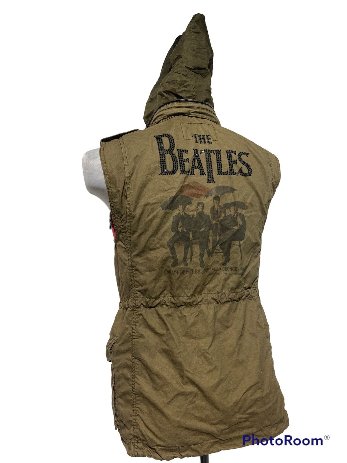 Band Tees × Vintage THE BEATLES MILITARY JECKET HOODED Size US XS / EU 42 / 0 - 1 Thumbnail