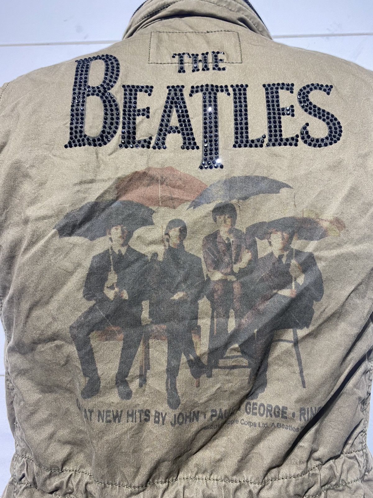 Band Tees × Vintage THE BEATLES MILITARY JECKET HOODED Size US XS / EU 42 / 0 - 8 Thumbnail