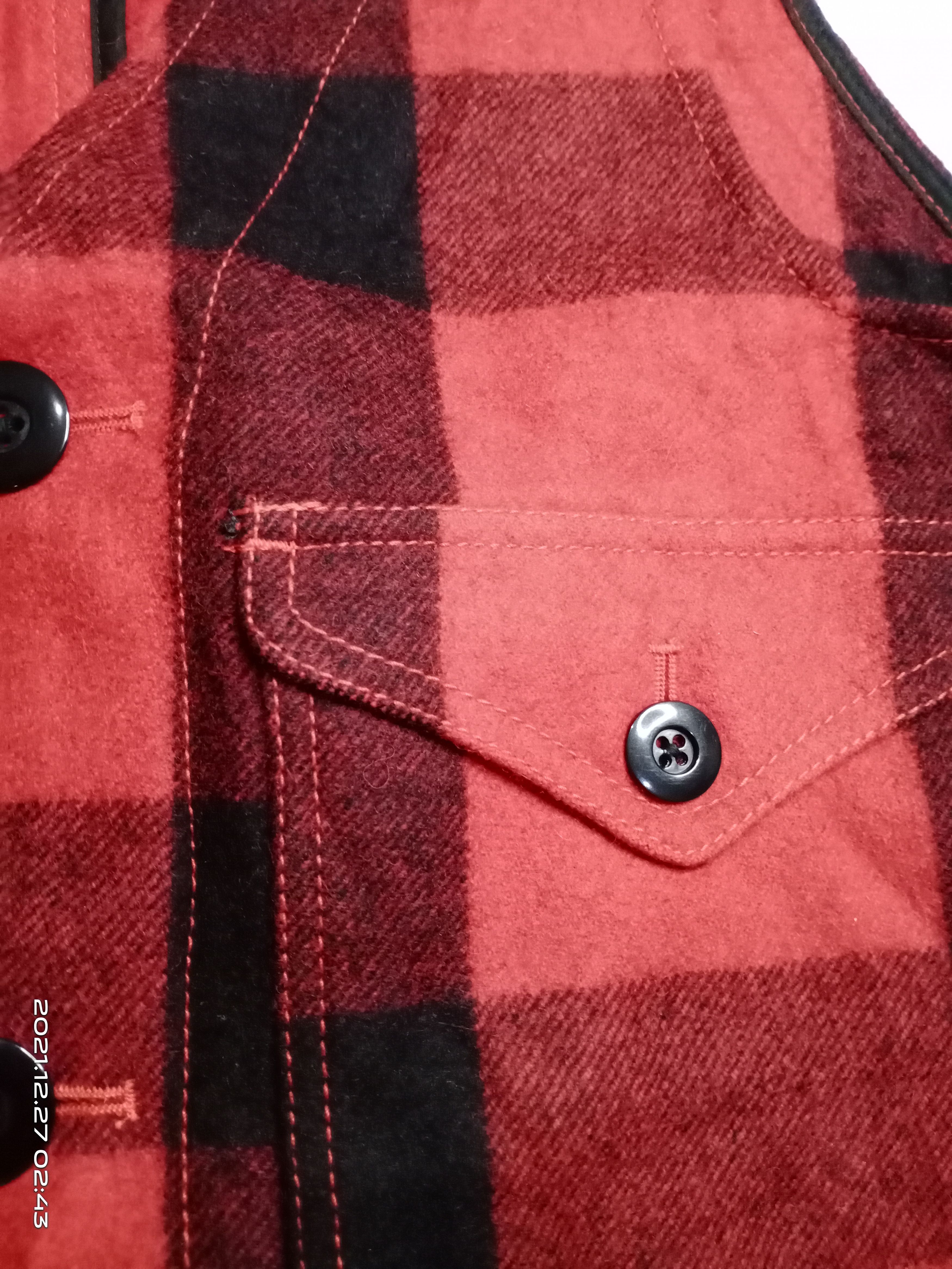 Oshkosh VINTAGE OSHKOSH WOOL VEST CHECKED JACKET Size US M / EU 48-50 / 2 - 7 Thumbnail