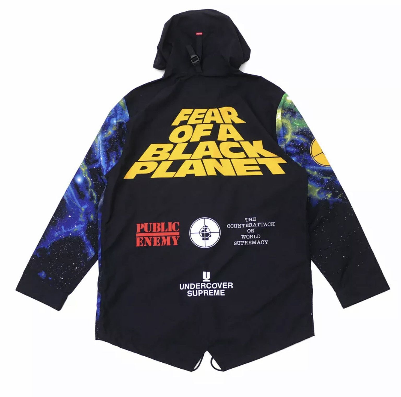 Public Enemy × Supreme × Undercover Supreme Undercover Public Enemy Taped Seam Parka Small Size US S / EU 44-46 / 1 - 2 Thumbnail