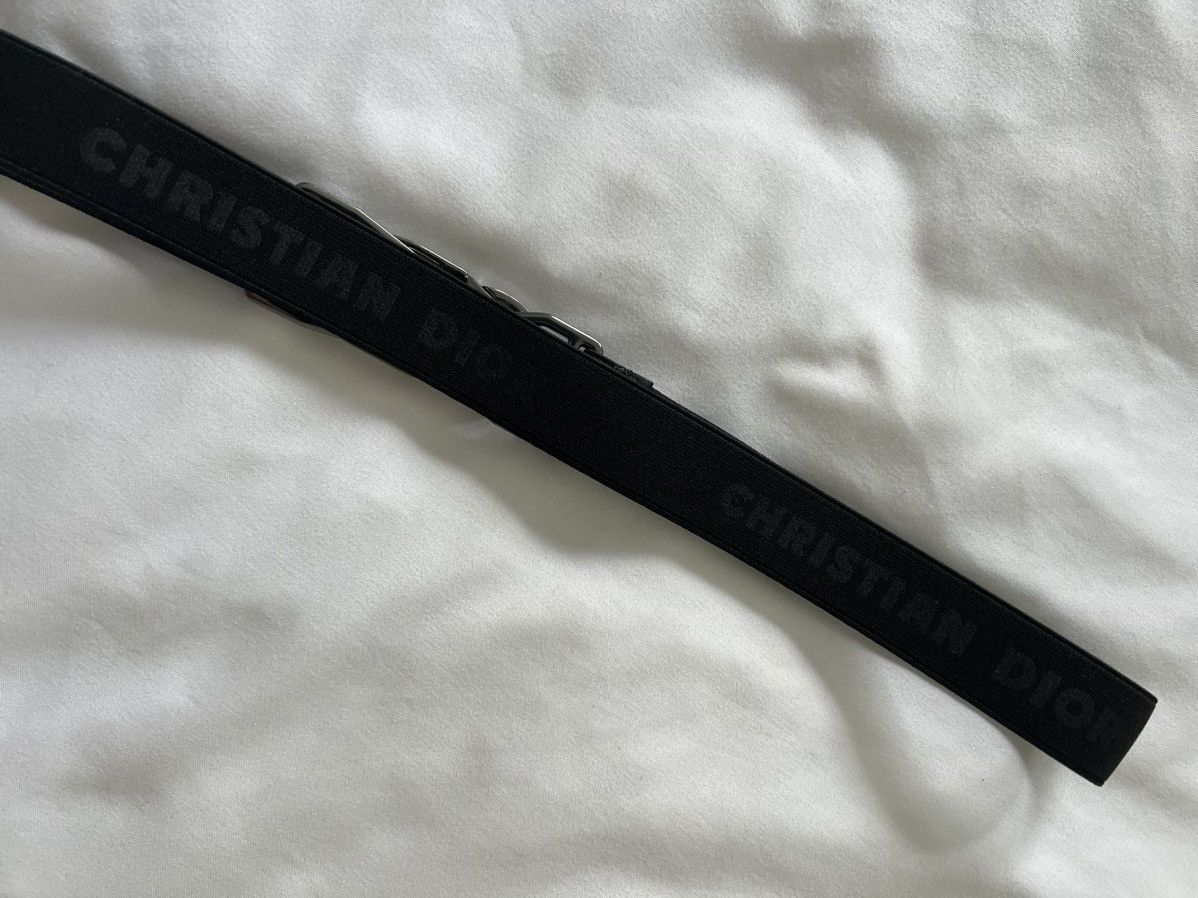 Dior Christian Dior CD Logo Stretchable Belt Size ONE SIZE - 3 Thumbnail