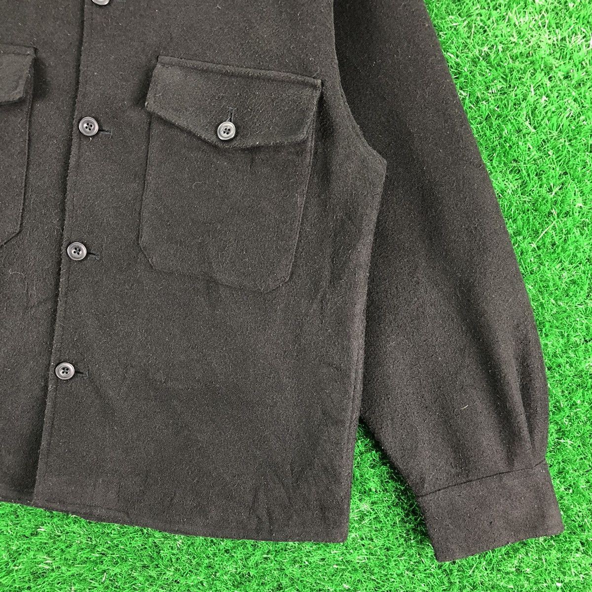 GU GU Autumn Winter Flannel Jacket Double Pocket Button up Size US M / EU 48-50 / 2 - 3 Thumbnail