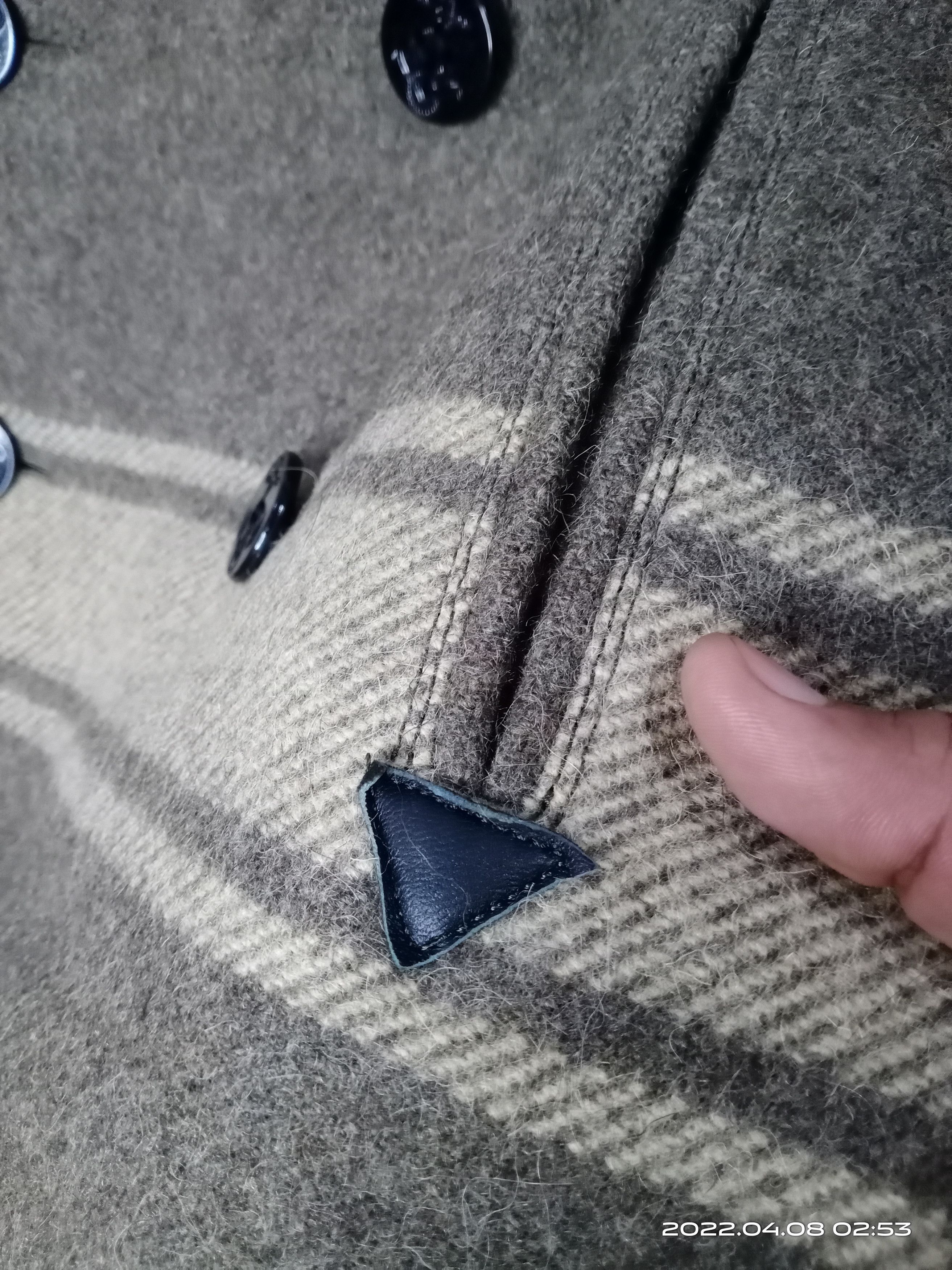 Vintage 68 & Brothers New York Heavy Wool Jacket Nice Design Size US S / EU 44-46 / 1 - 4 Thumbnail