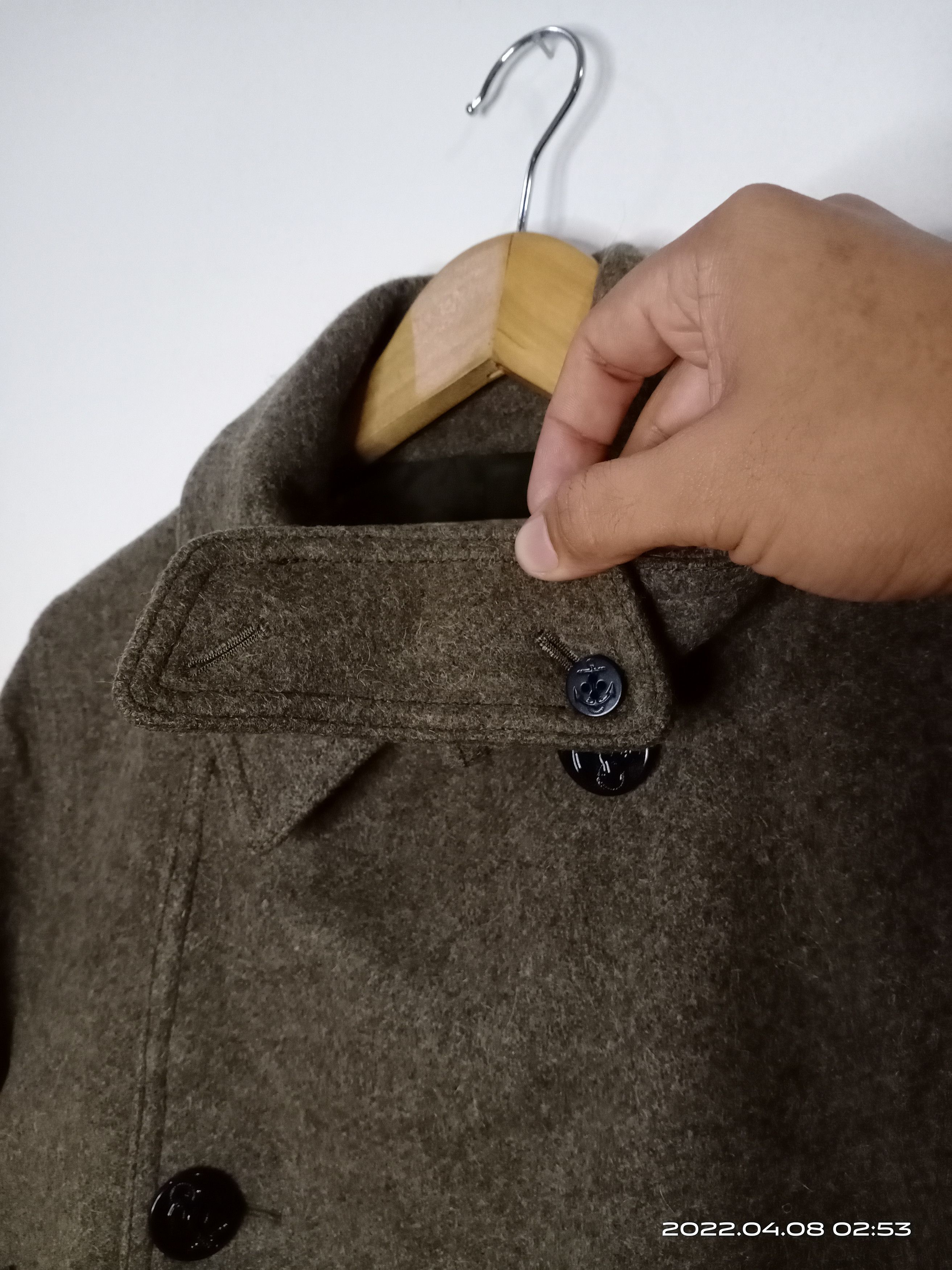 Vintage 68 & Brothers New York Heavy Wool Jacket Nice Design Size US S / EU 44-46 / 1 - 6 Thumbnail