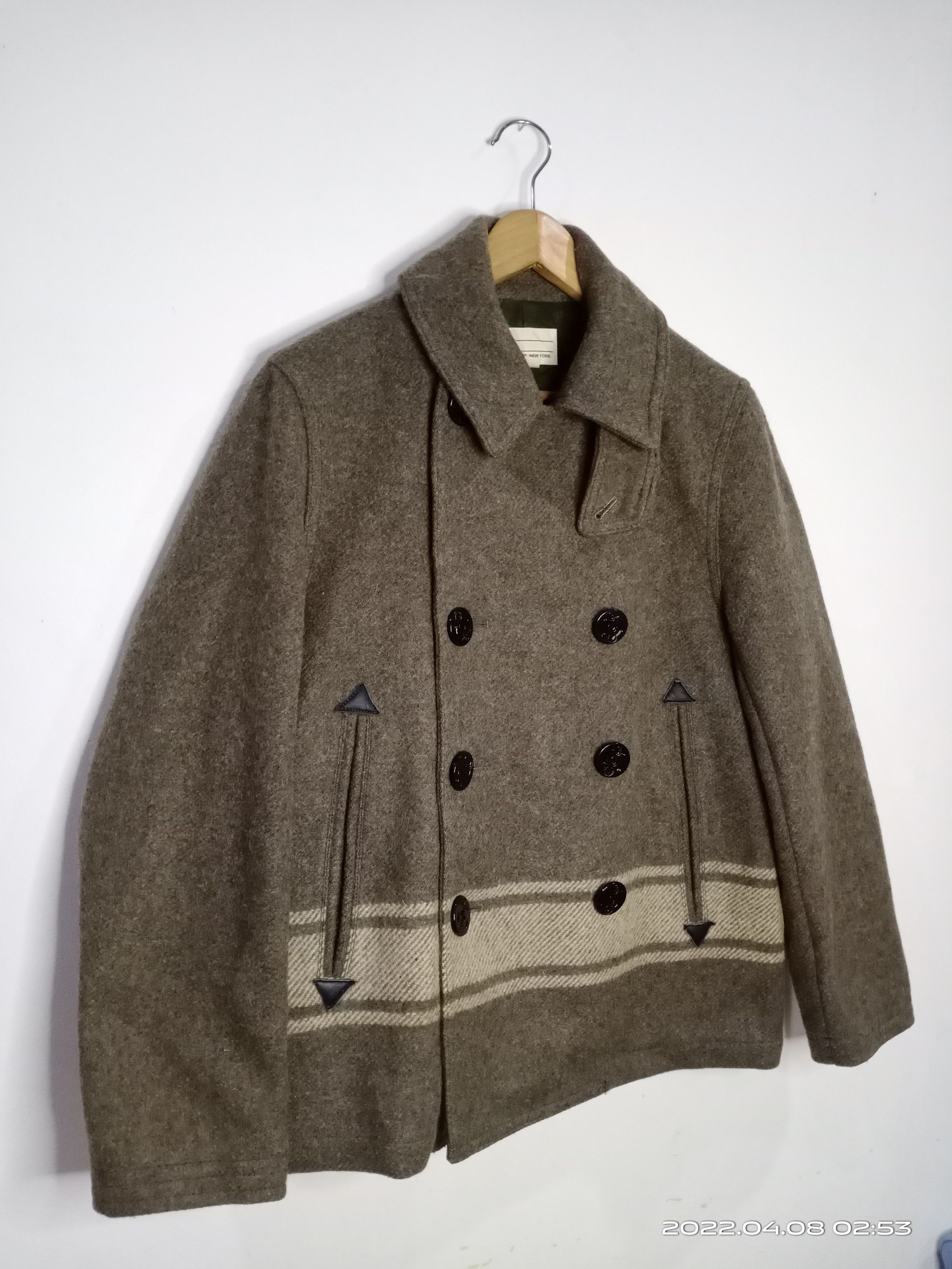 Vintage 68 & Brothers New York Heavy Wool Jacket Nice Design Size US S / EU 44-46 / 1 - 3 Thumbnail