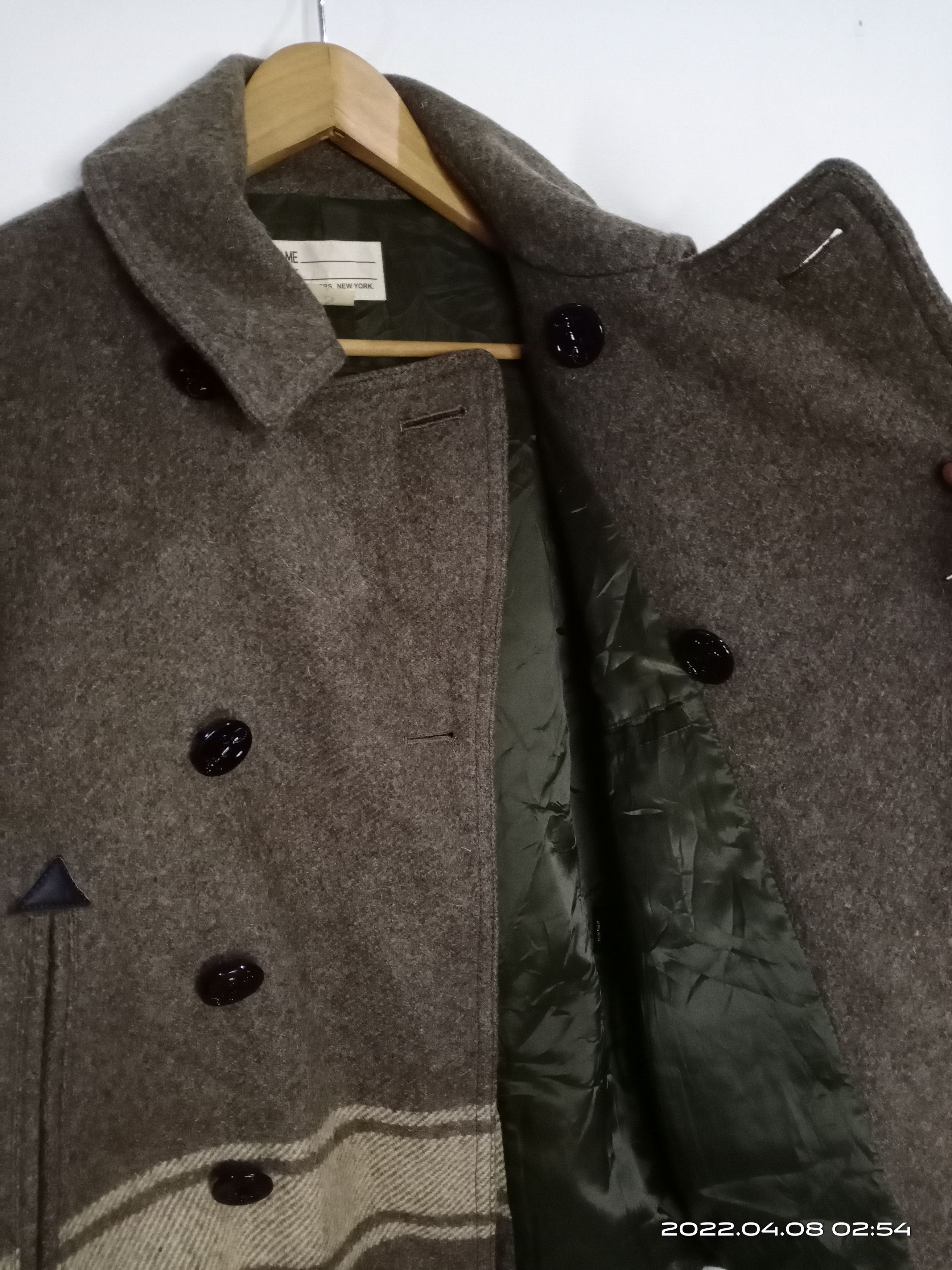 Vintage 68 & Brothers New York Heavy Wool Jacket Nice Design Size US S / EU 44-46 / 1 - 8 Thumbnail