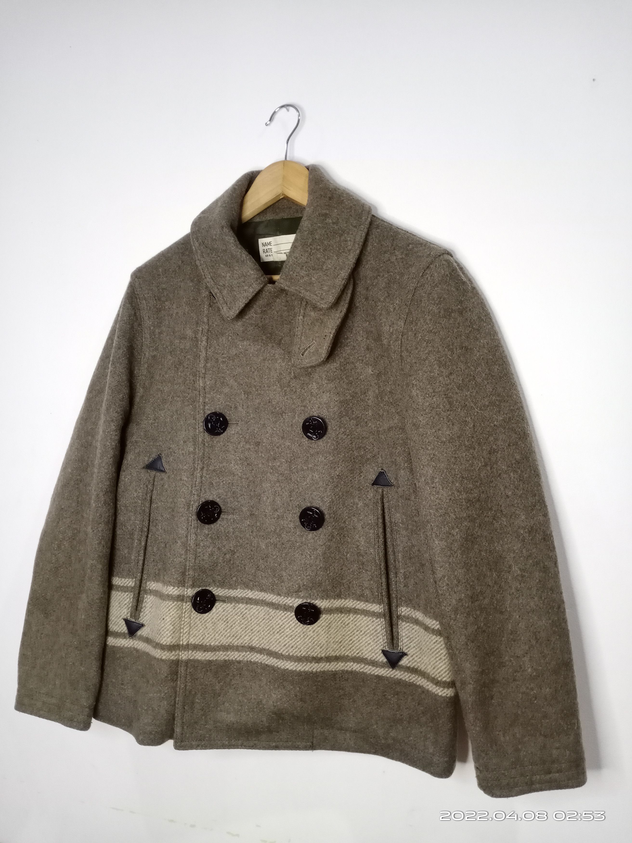 Vintage 68 & Brothers New York Heavy Wool Jacket Nice Design Size US S / EU 44-46 / 1 - 2 Thumbnail