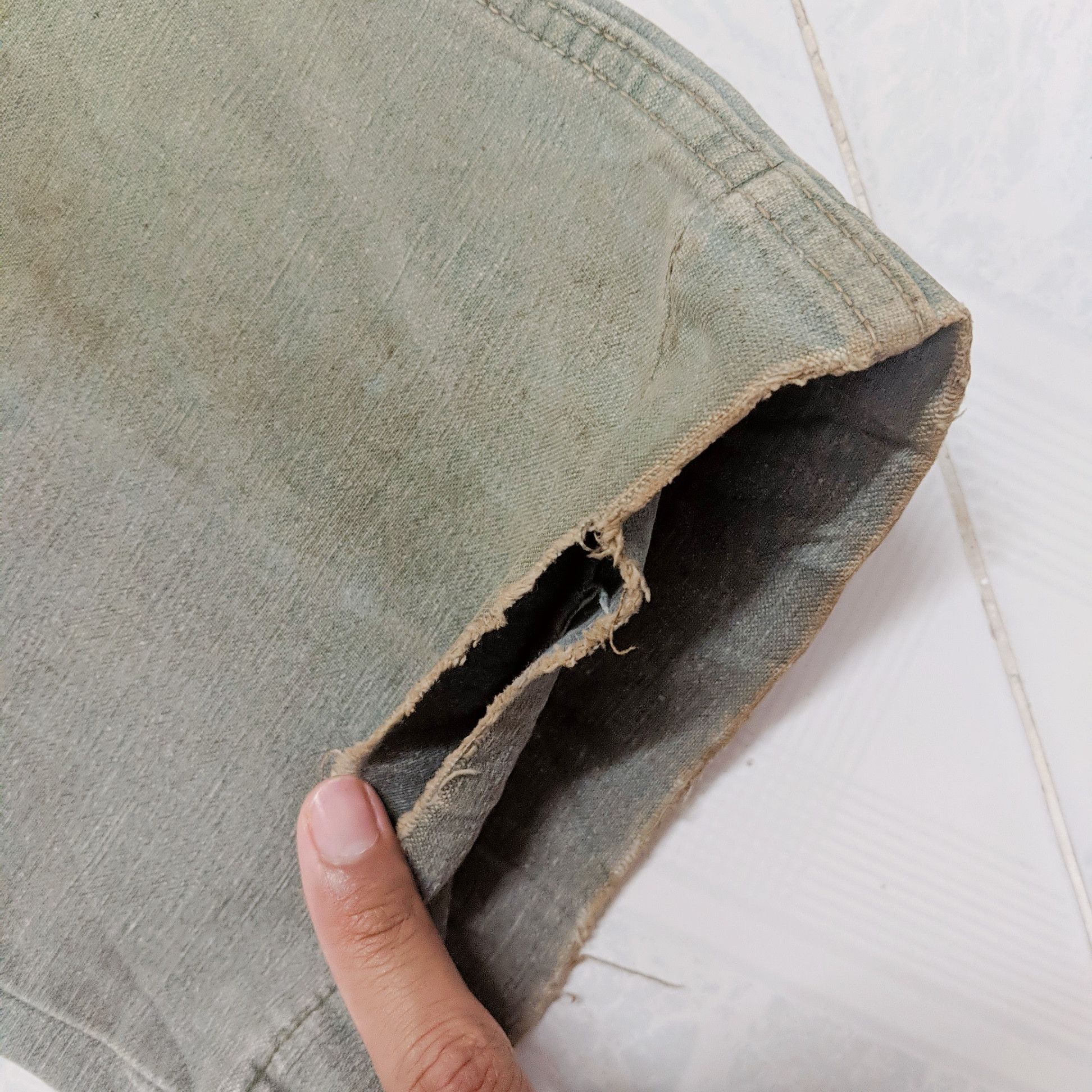 Japanese Brand Vintage Capitan Rusty Faded 7 Pockets Tactical Cargo Pants Size US 26 / EU 42 - 5 Thumbnail