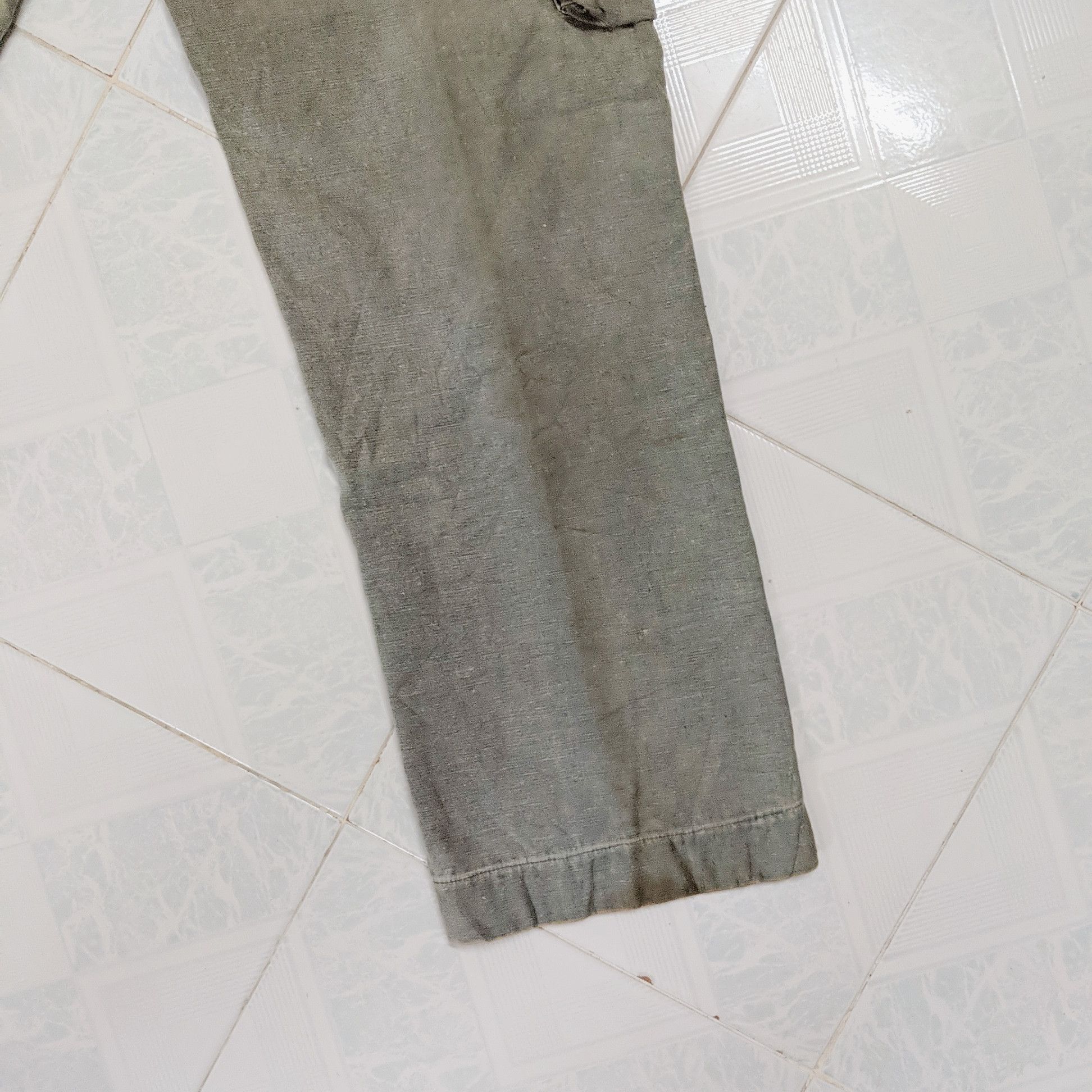Japanese Brand Vintage Capitan Rusty Faded 7 Pockets Tactical Cargo Pants Size US 26 / EU 42 - 19 Thumbnail