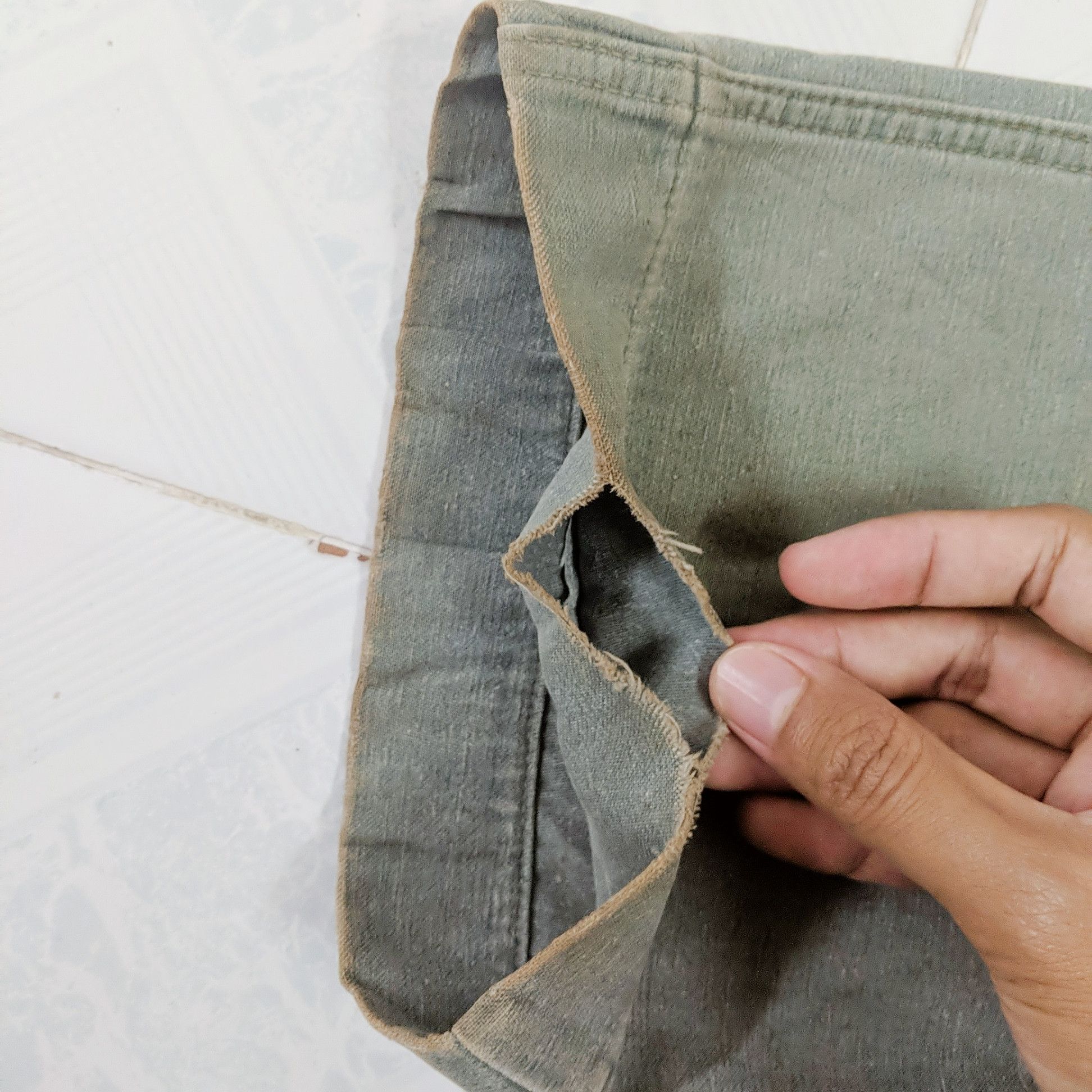 Japanese Brand Vintage Capitan Rusty Faded 7 Pockets Tactical Cargo Pants Size US 26 / EU 42 - 6 Thumbnail
