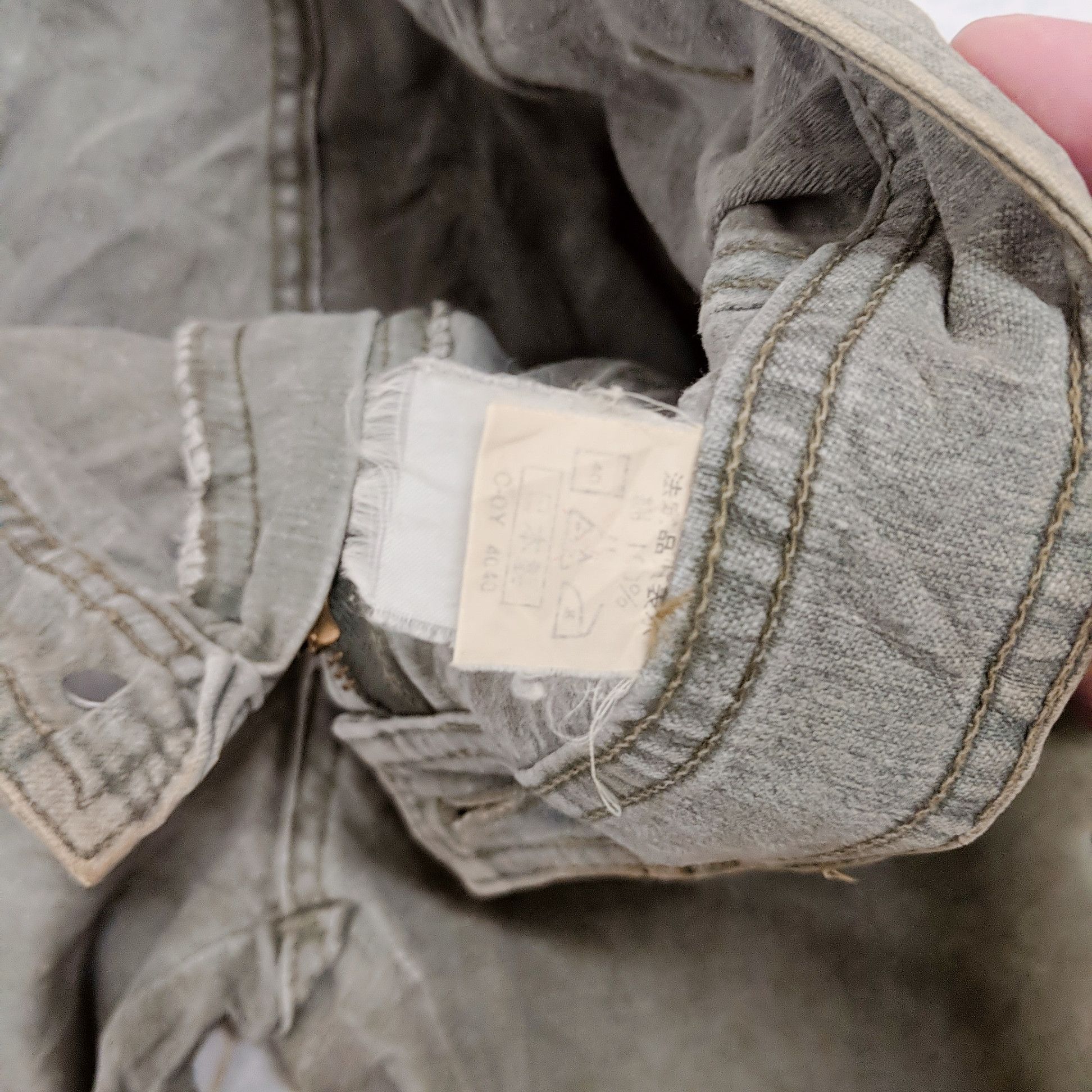 Japanese Brand Vintage Capitan Rusty Faded 7 Pockets Tactical Cargo Pants Size US 26 / EU 42 - 3 Thumbnail