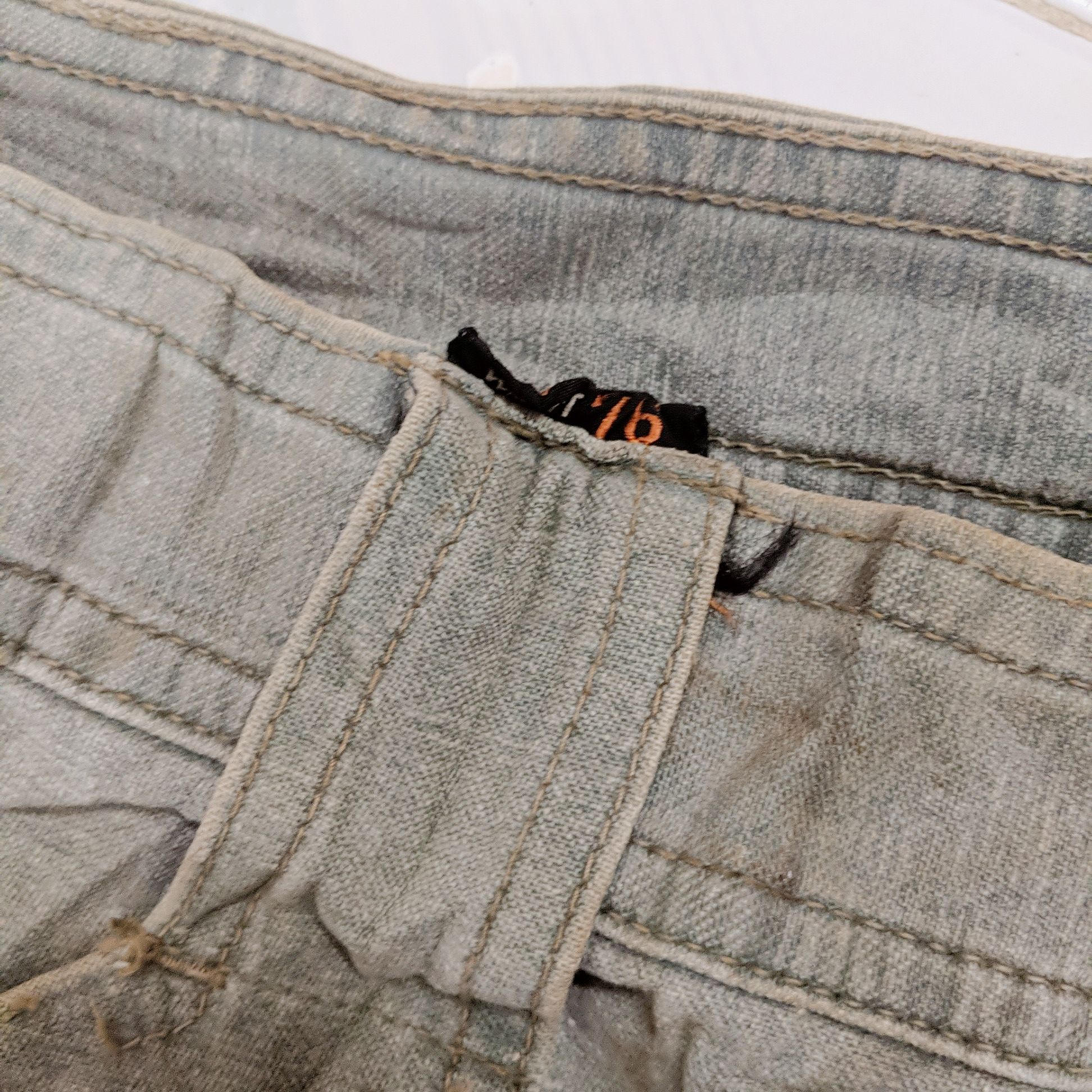 Japanese Brand Vintage Capitan Rusty Faded 7 Pockets Tactical Cargo Pants Size US 26 / EU 42 - 4 Thumbnail