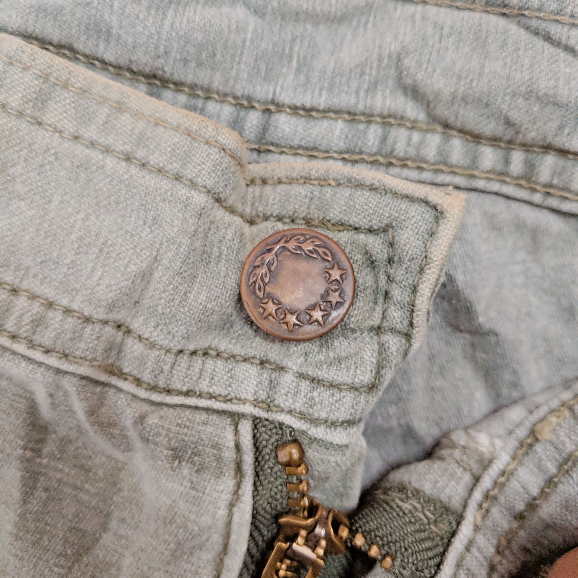 Japanese Brand Vintage Capitan Rusty Faded 7 Pockets Tactical Cargo Pants Size US 26 / EU 42 - 7 Thumbnail