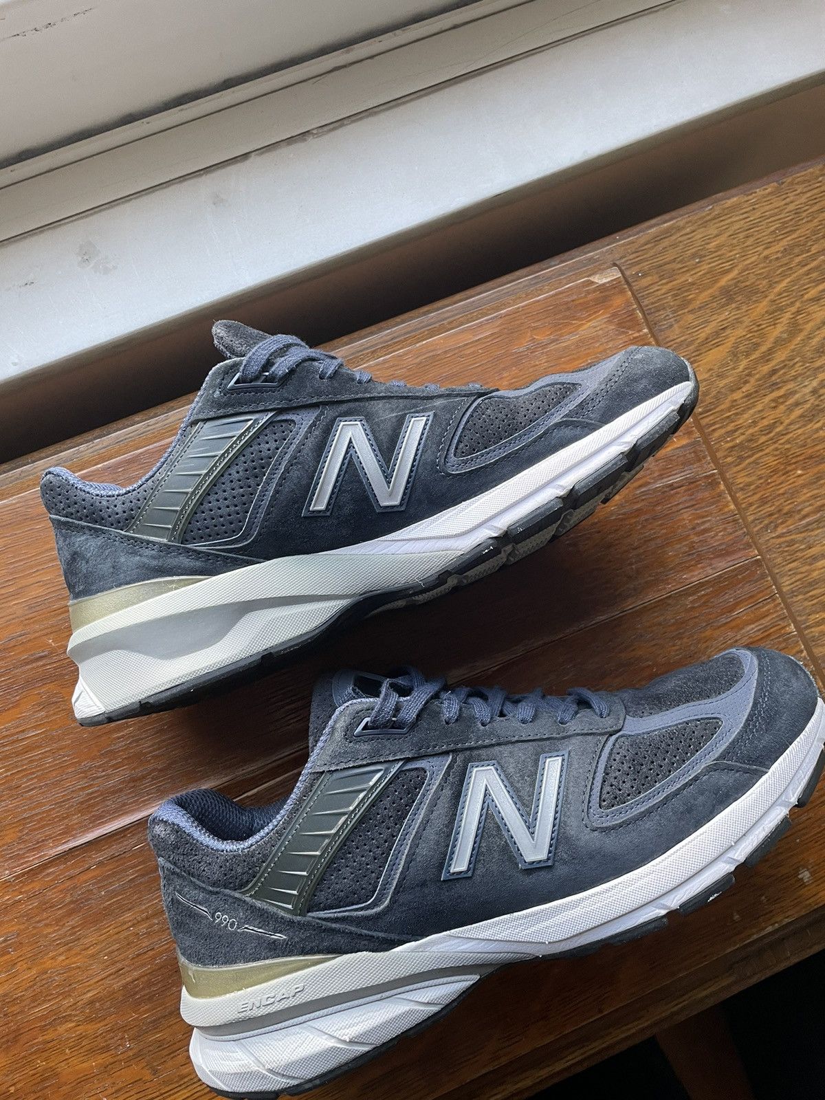 New Balance New Balance 990v5 Made in USA Navy Size US 11 / EU 44 - 1 Thumbnail