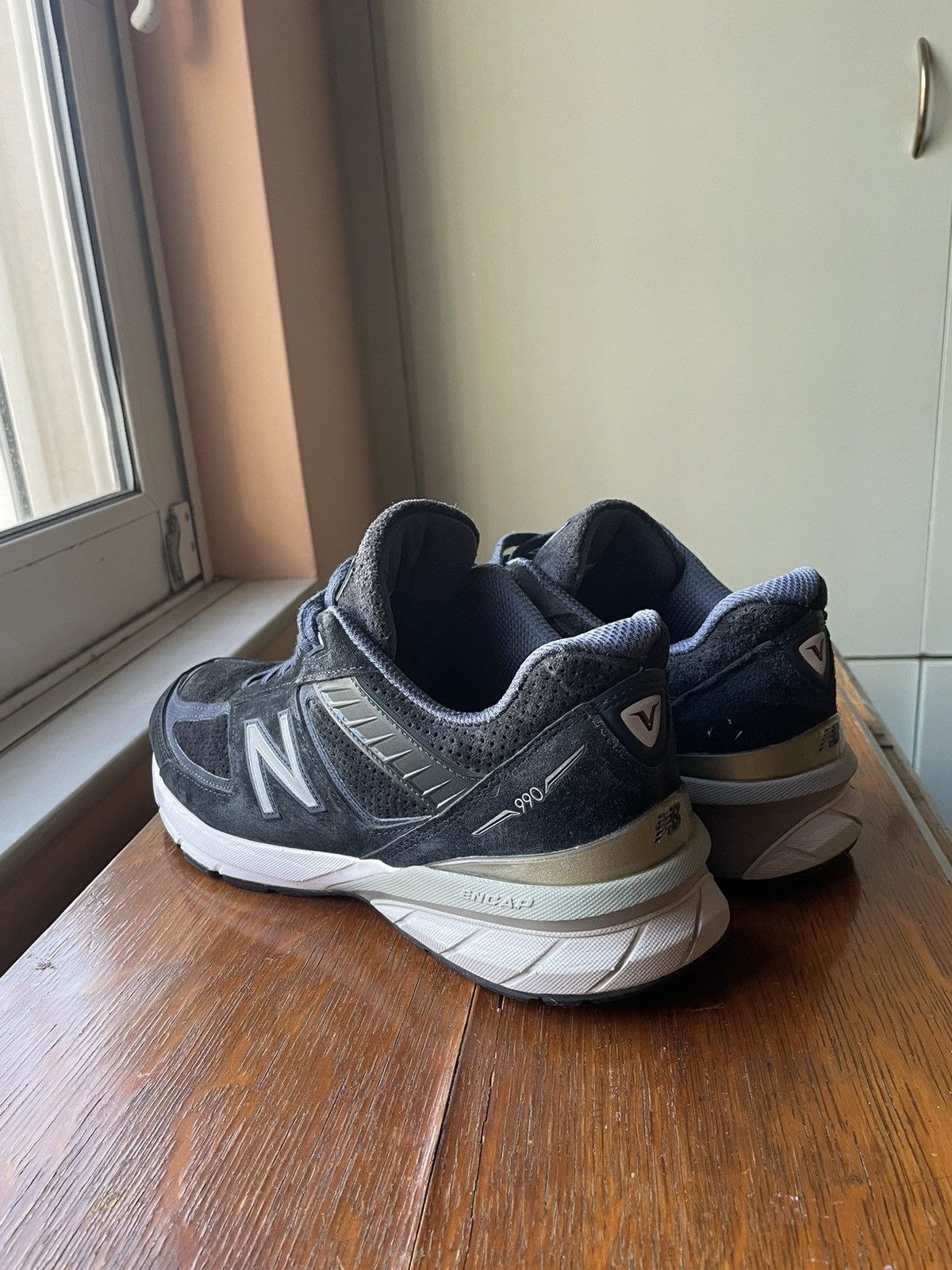 New Balance New Balance 990v5 Made in USA Navy Size US 11 / EU 44 - 3 Thumbnail