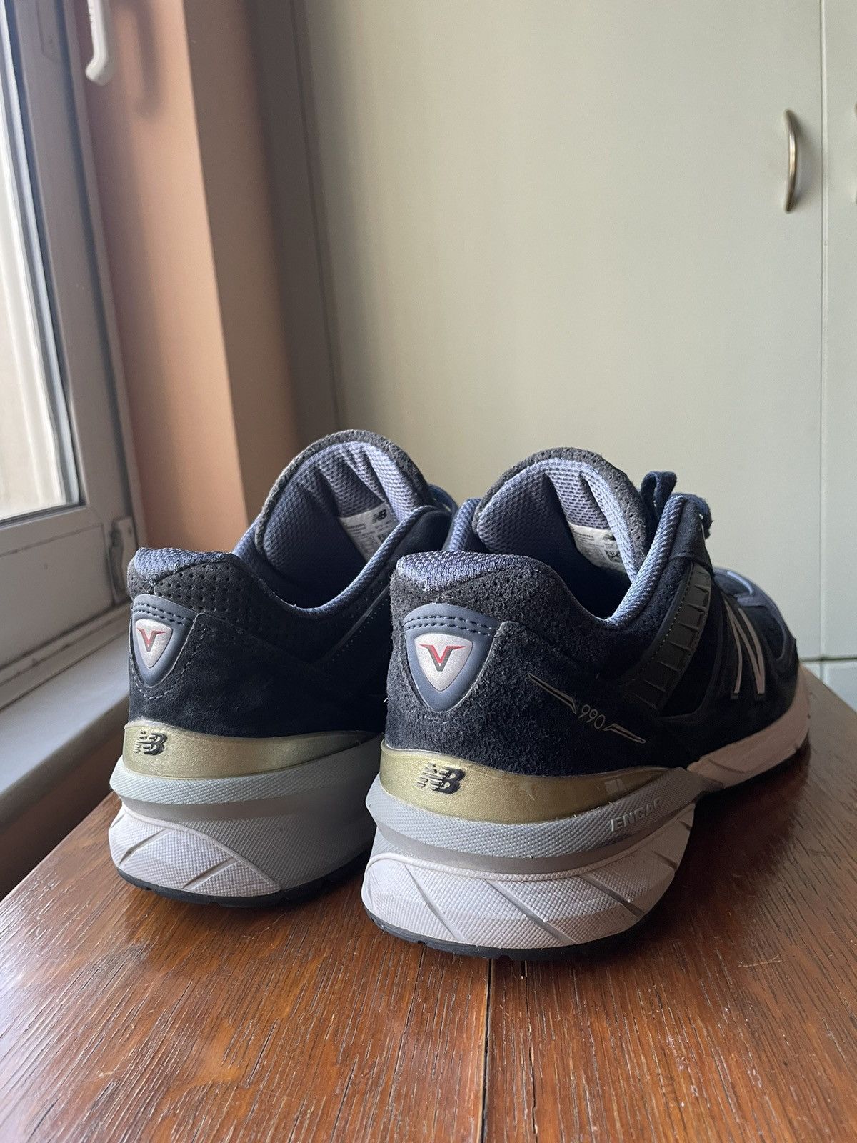 New Balance New Balance 990v5 Made in USA Navy Size US 11 / EU 44 - 4 Thumbnail