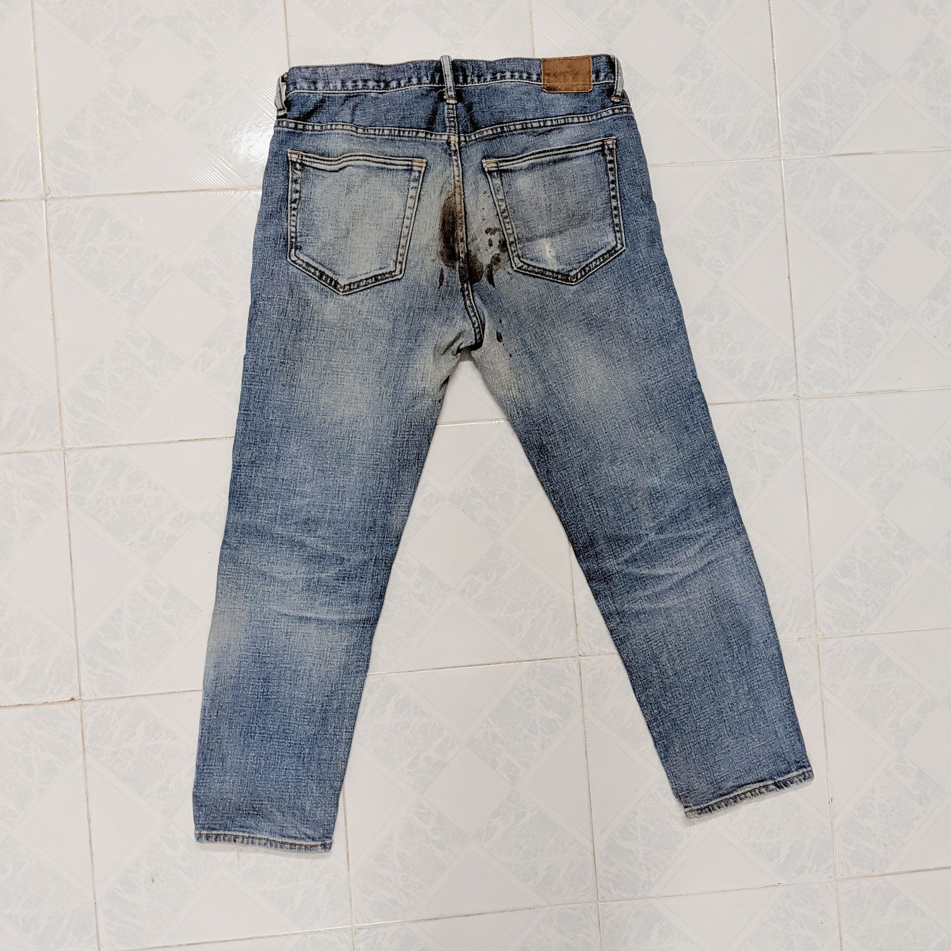Japanese Brand × Jean × Vintage Vintage Gap Dirty Distressed Faded Denim Jeans Pants Size US 32 / EU 48 - 7 Thumbnail