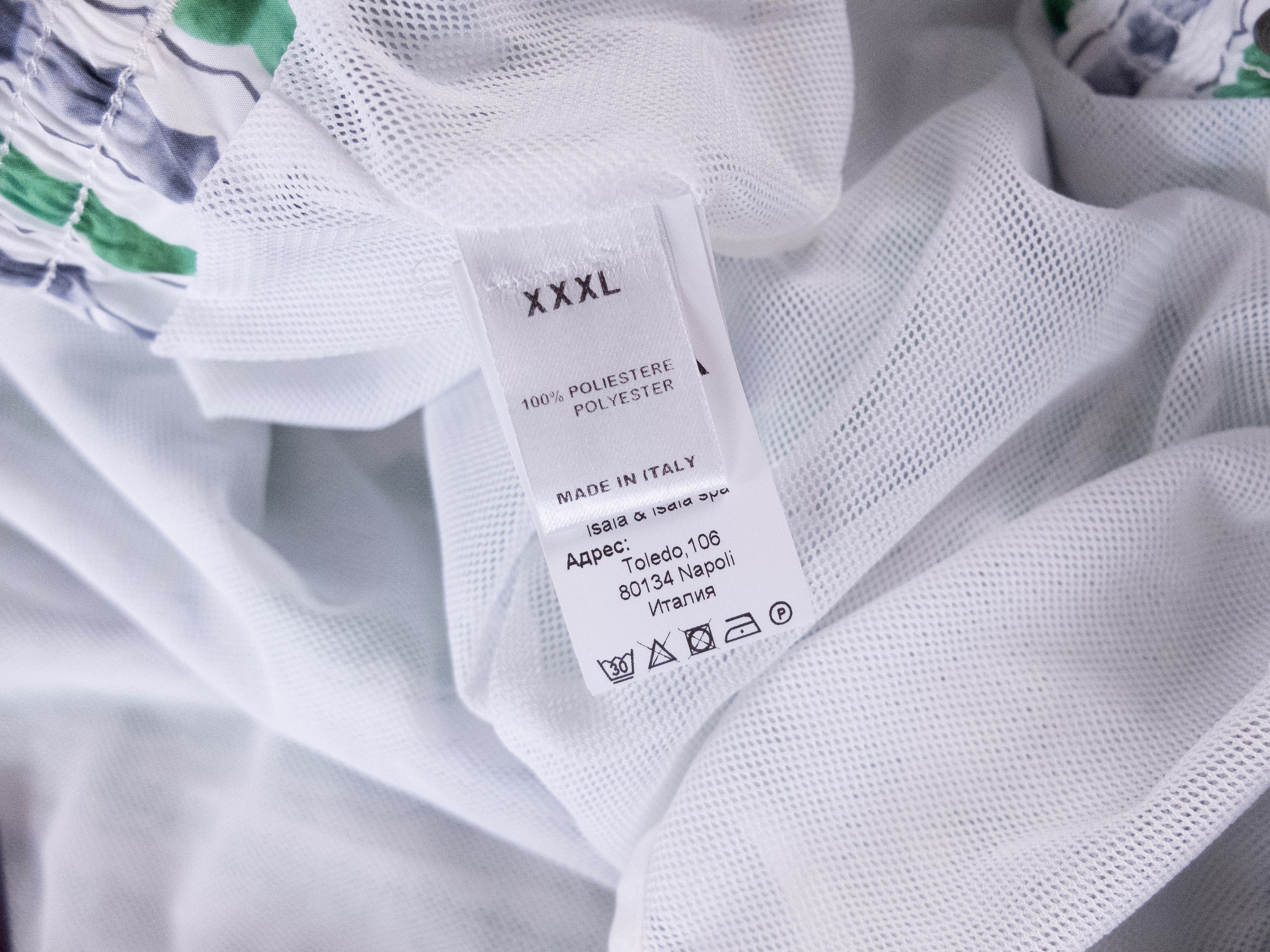 Isaia ISAIA Napoli white green gray swim shorts trunks XXXL 3XL Size US 40 / EU 56 - 12 Thumbnail