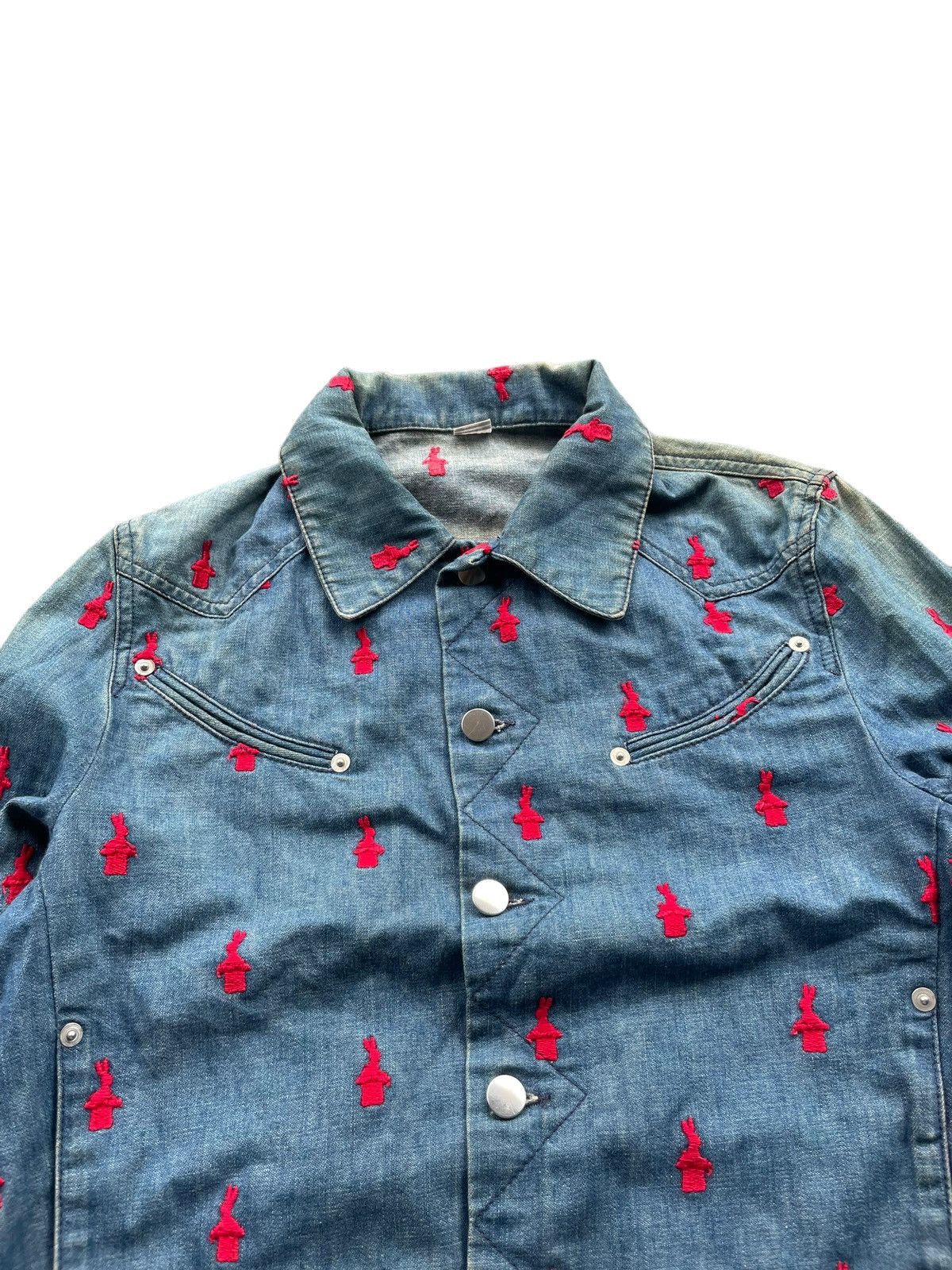 Viktor & Rolf Victor & Rolf Monsieur Denim Jacket Size S / US 4 / IT 40 - 3 Thumbnail
