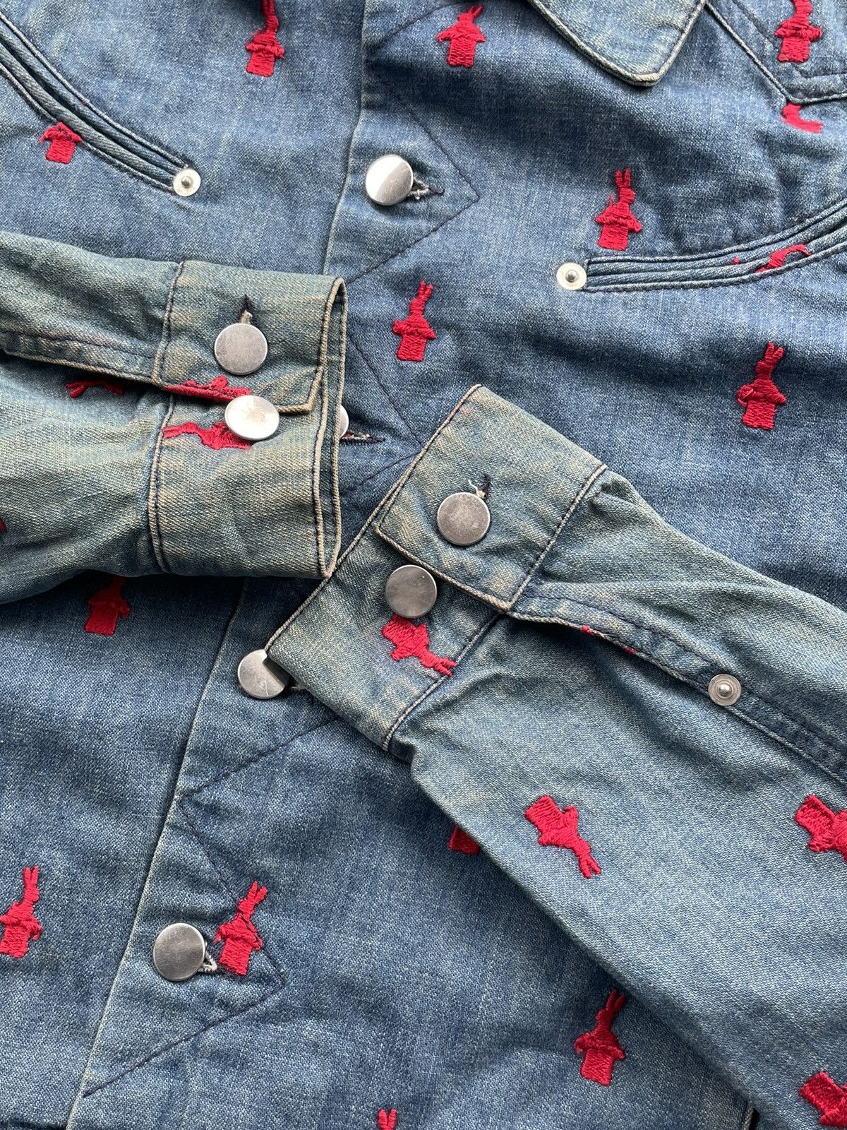 Viktor & Rolf Victor & Rolf Monsieur Denim Jacket Size S / US 4 / IT 40 - 16 Thumbnail