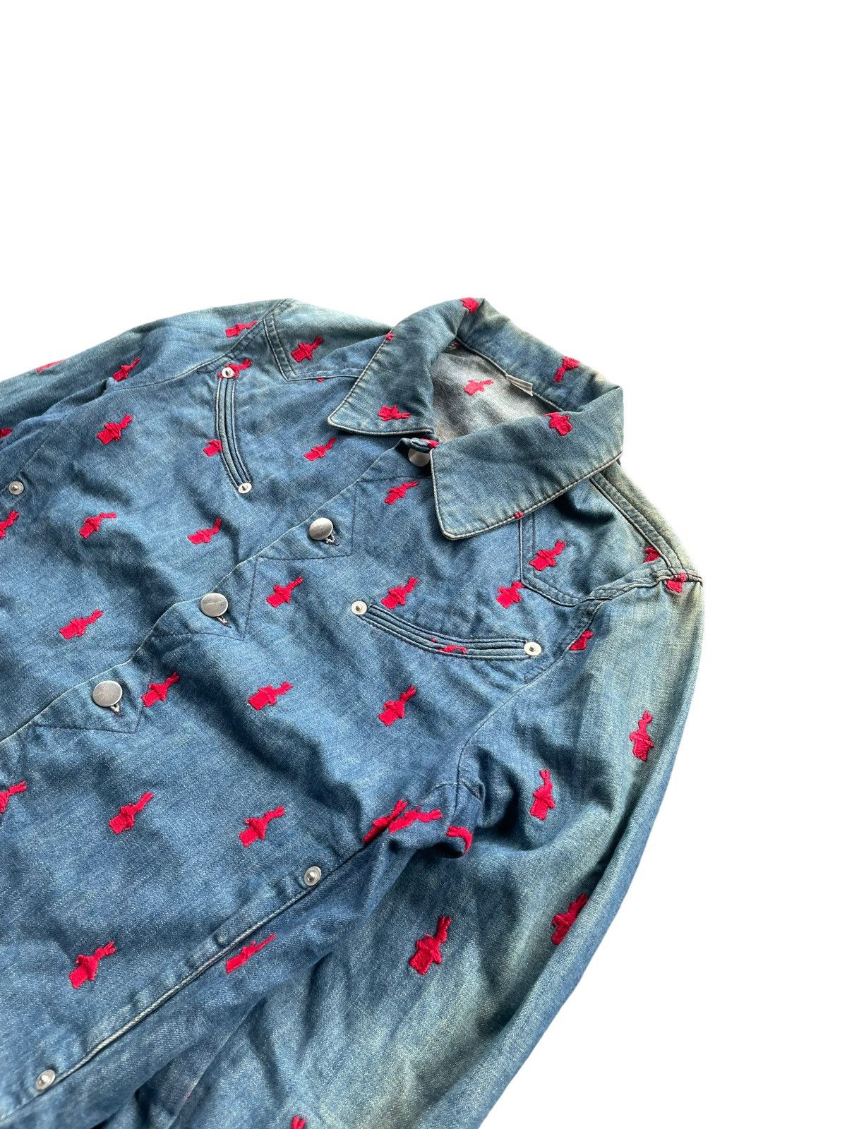Viktor & Rolf Victor & Rolf Monsieur Denim Jacket Size S / US 4 / IT 40 - 2 Thumbnail