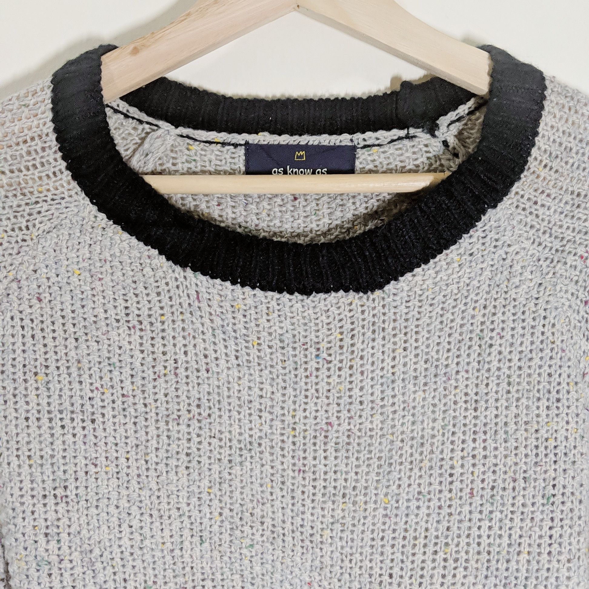 Vintage As Know As Logo Knitwear Sweater Jumper