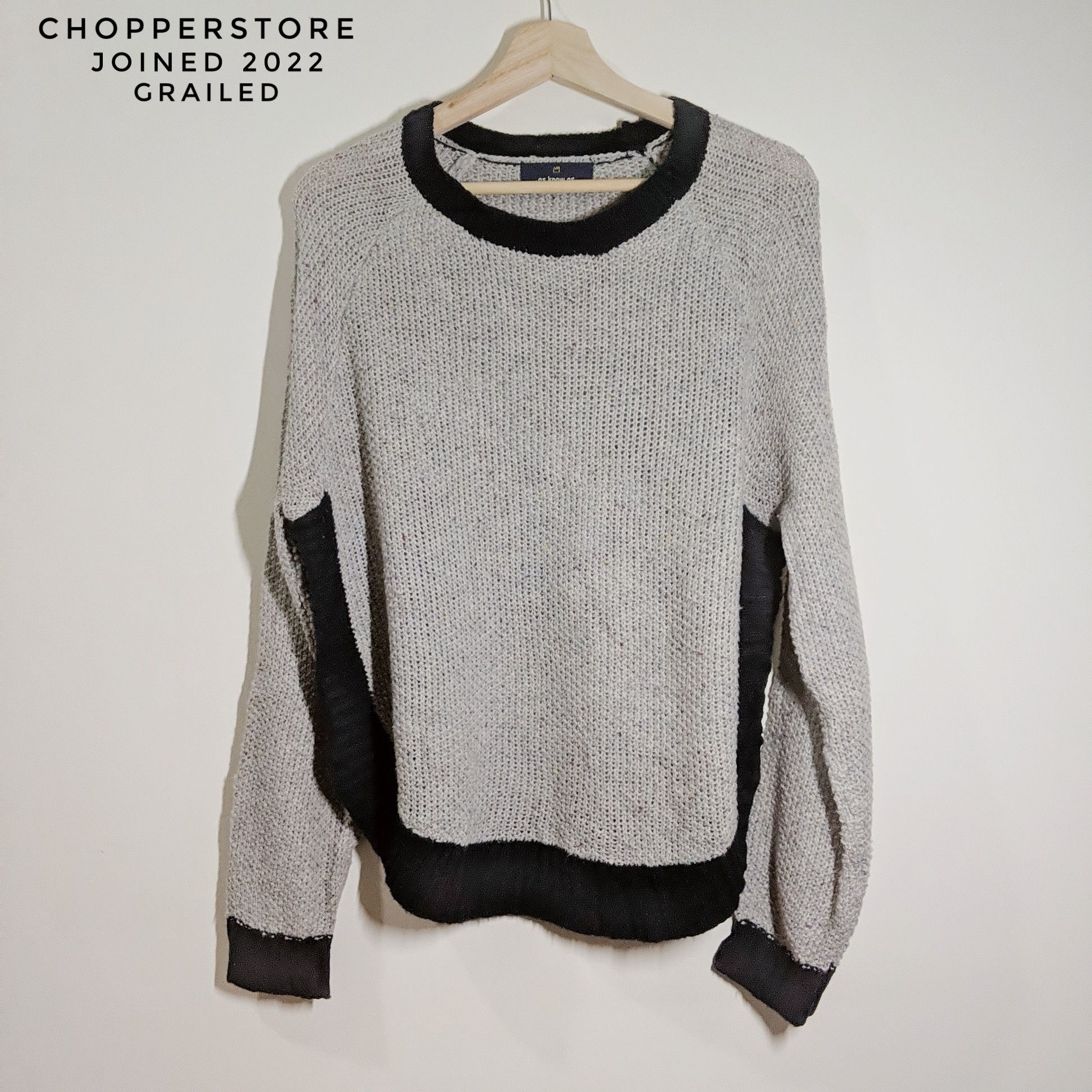 Vintage As Know As Logo Knitwear Sweater Jumper